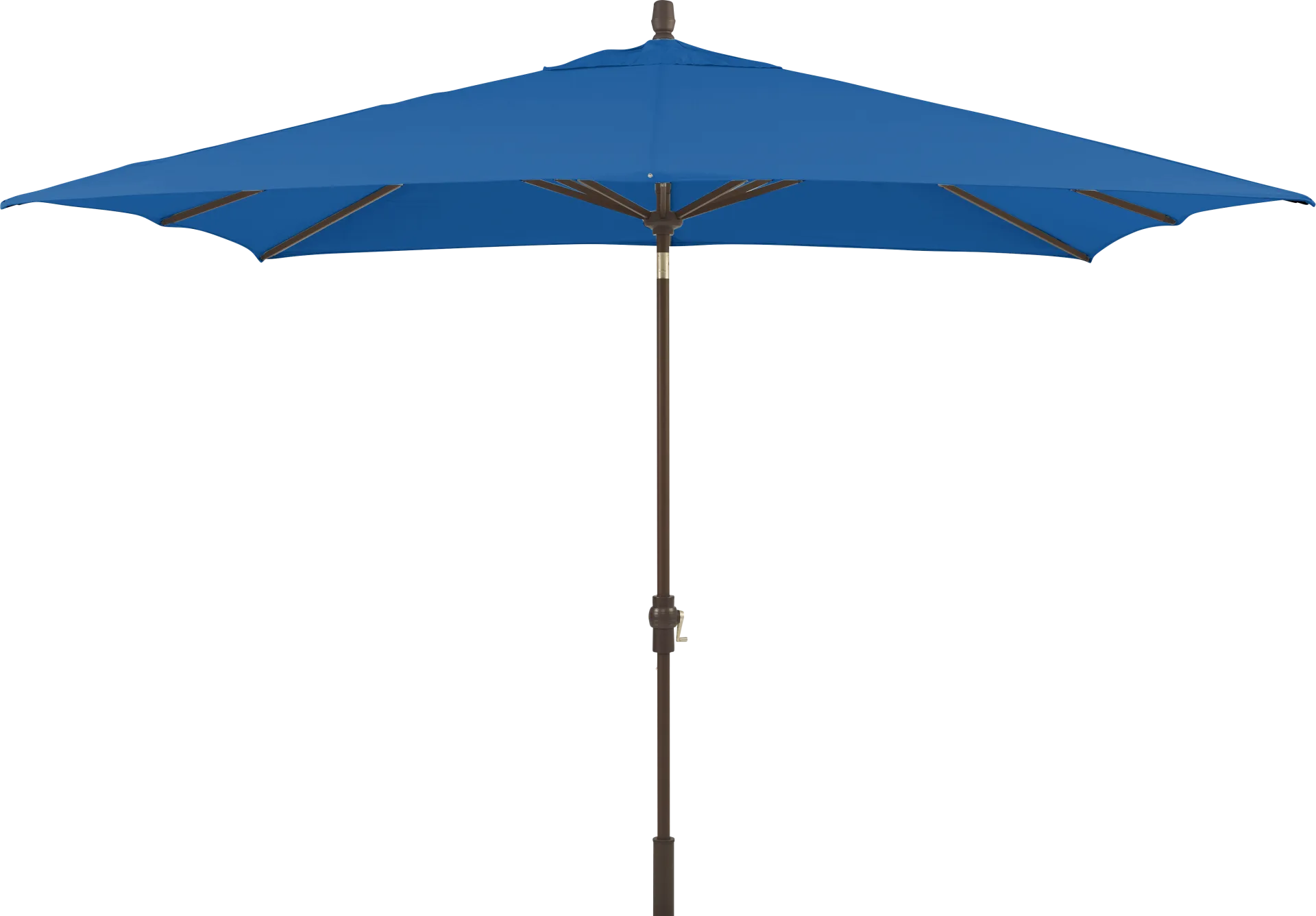 Seaport 8 x 10 Rectangle Pacific Blue Outdoor Umbrella - Image 1