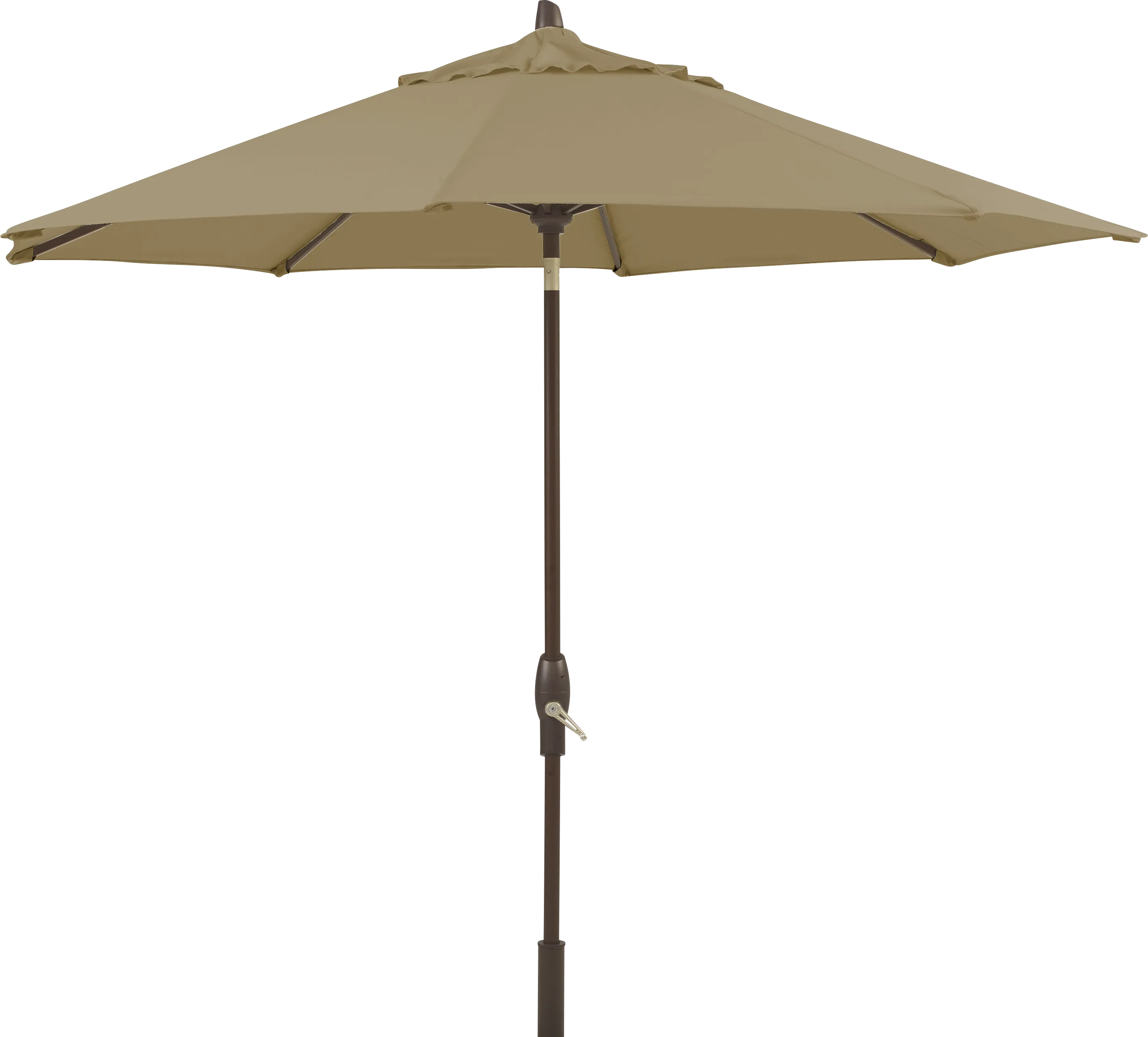 Seaport 9' Octagon Heather Beige Outdoor Umbrella - Thumbnail - Image 1