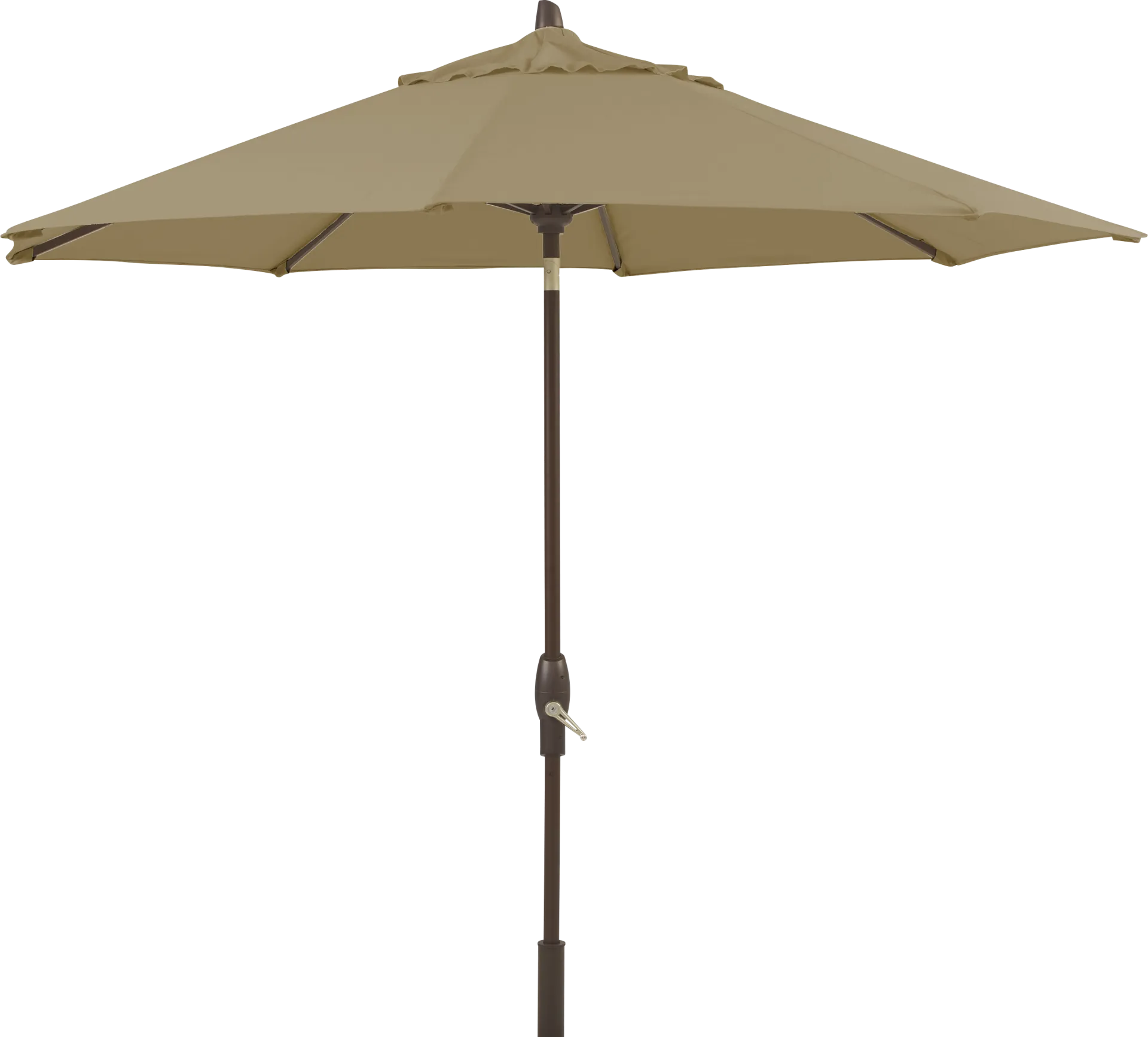 Seaport 9' Octagon Heather Beige Outdoor Umbrella - Image 1