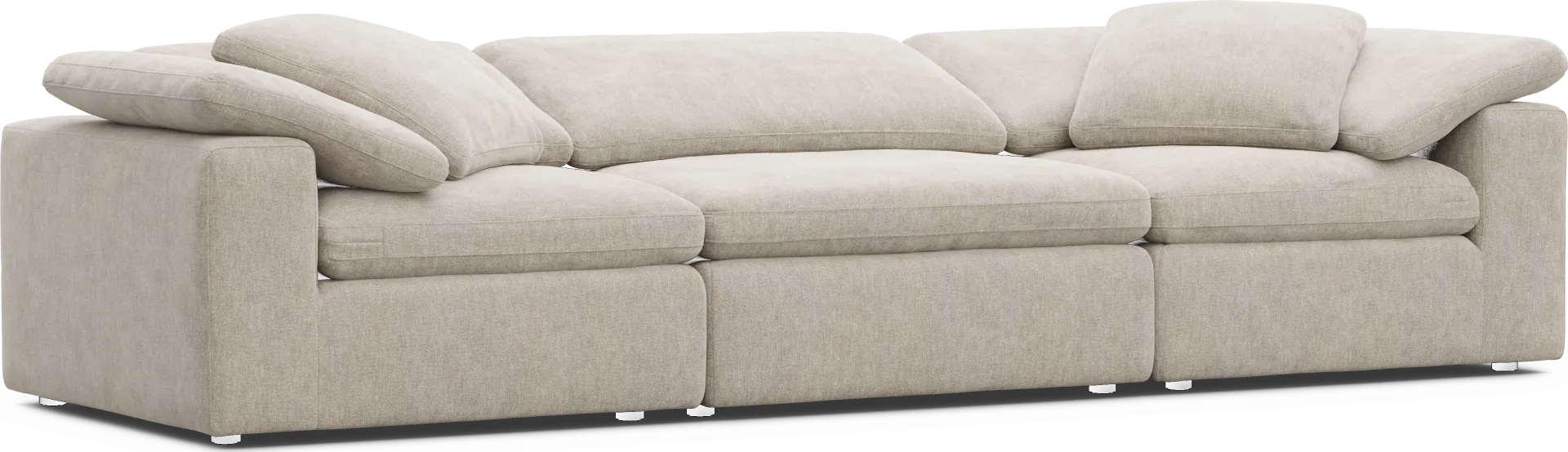 The Flow Gray 3 Pc Sectional