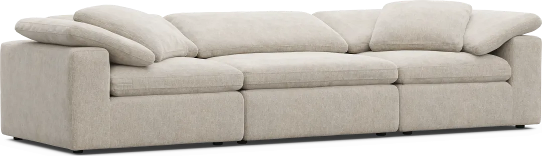 The Flow Gray 3 Pc Sectional