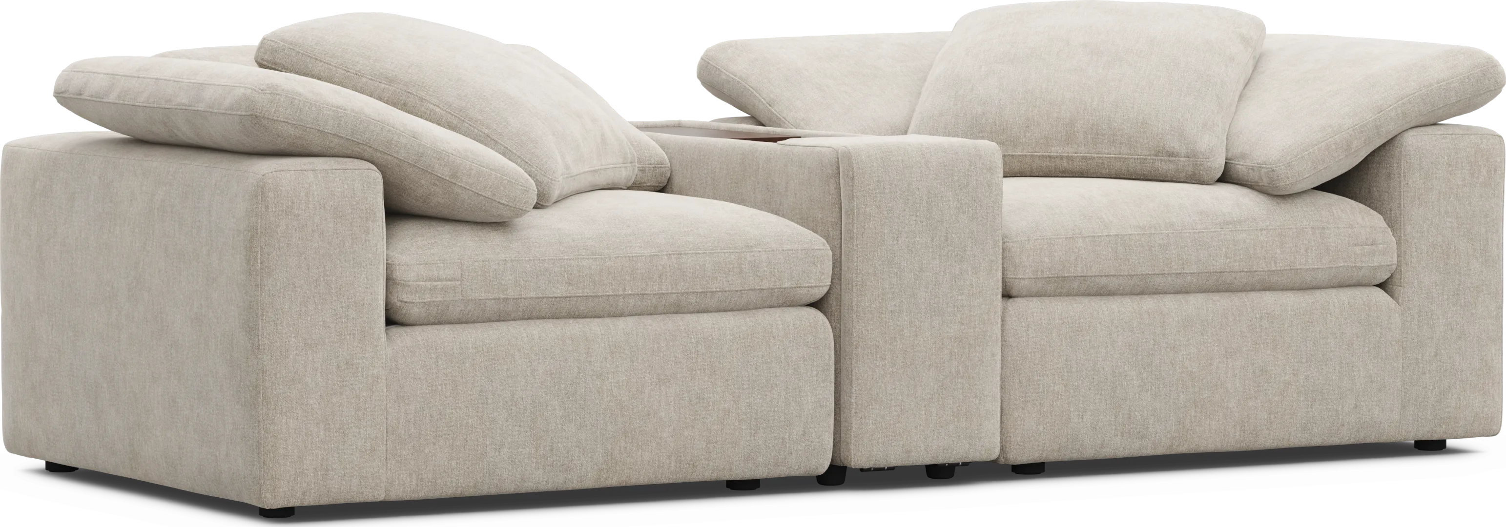 The Flow Gray 3 Pc Sectional - Thumbnail - Image 1