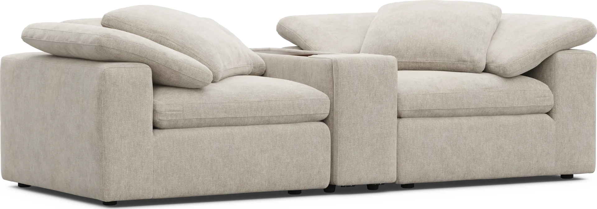 The Flow Gray 3 Pc Sectional - Image 1