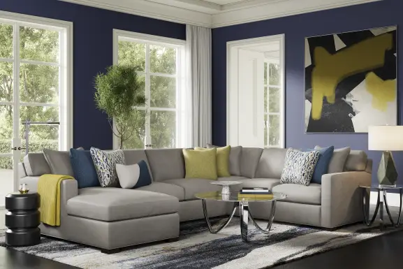 Harmonie Steel 3 Pc Sectional