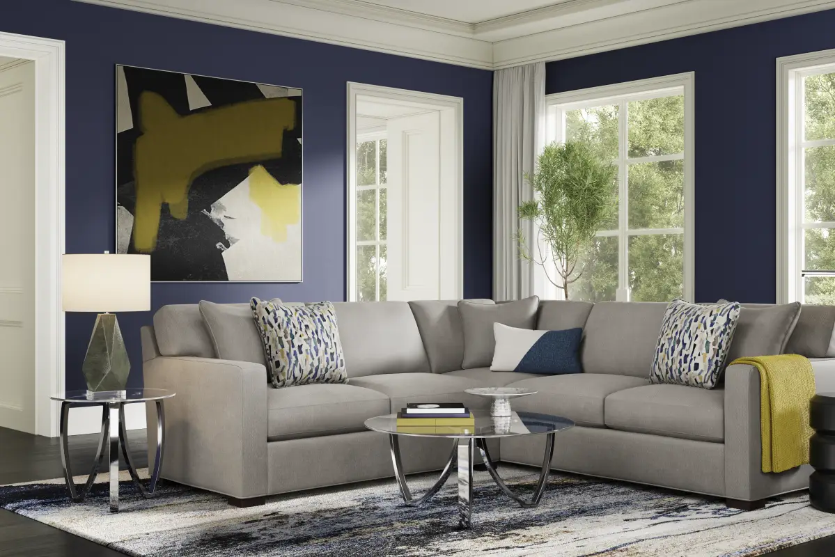 Harmonie Steel 2 Pc Sectional