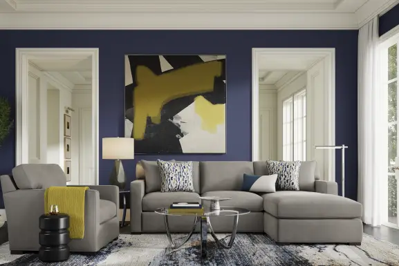 Harmonie Steel 2 Pc Sectional