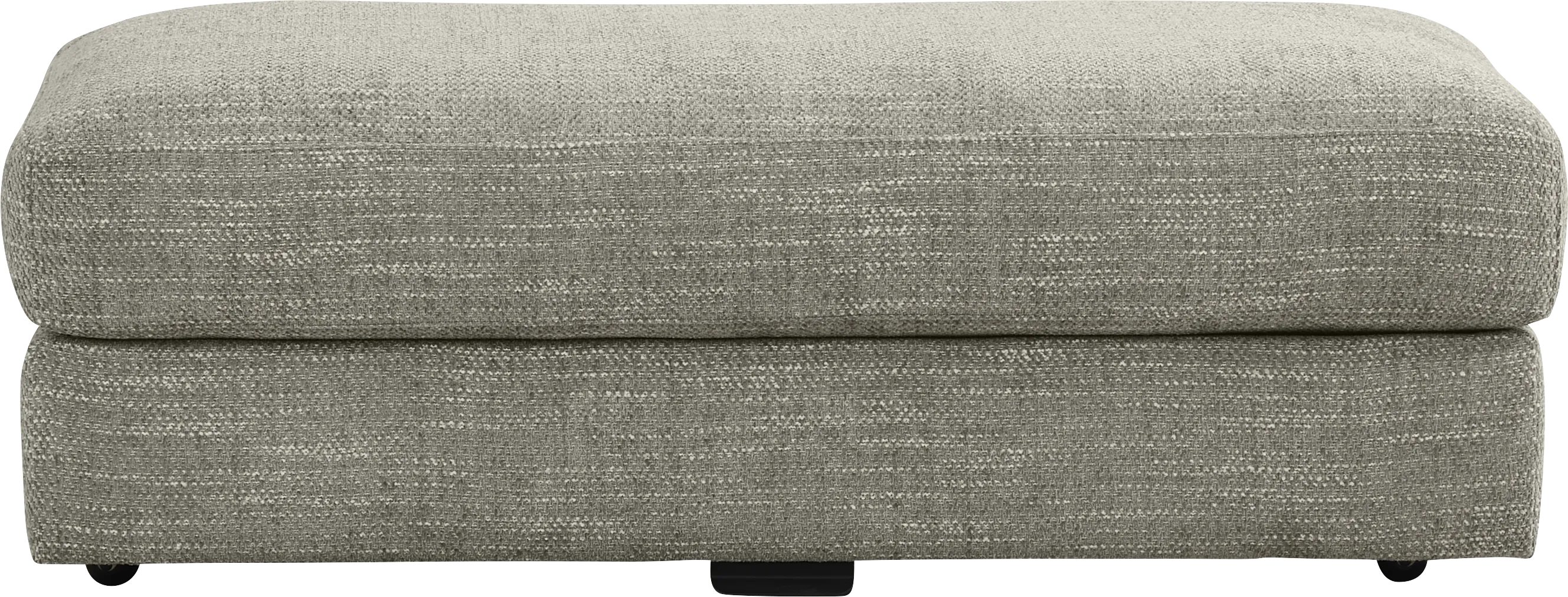 Sadie Falls Dove Gray Storage Ottoman - Thumbnail - Image 1