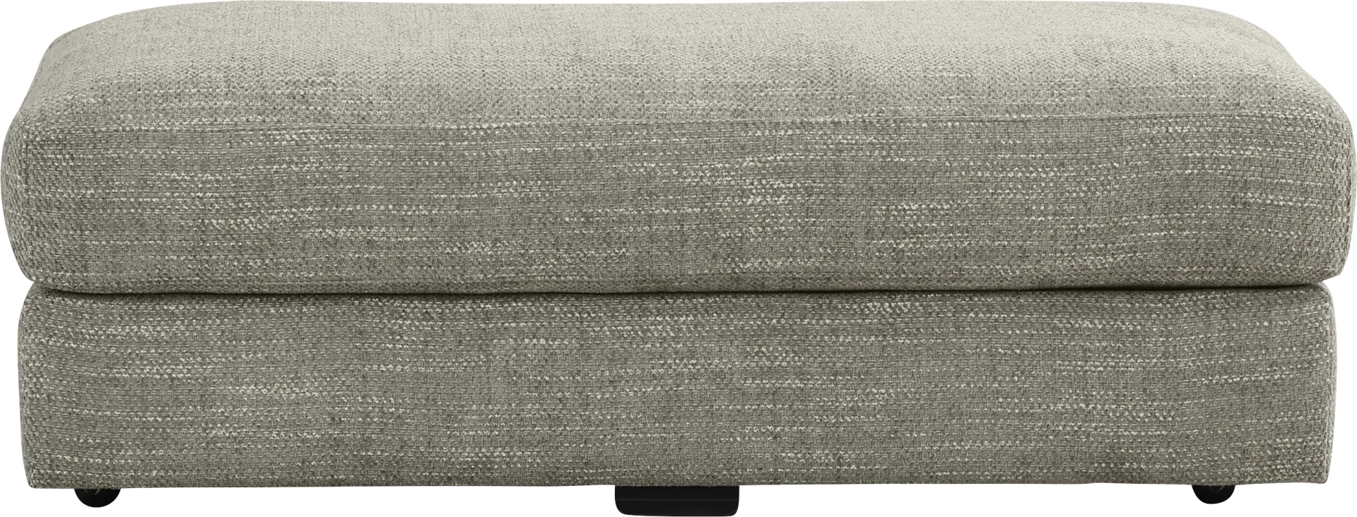 Sadie Falls Dove Gray Storage Ottoman - Image 1