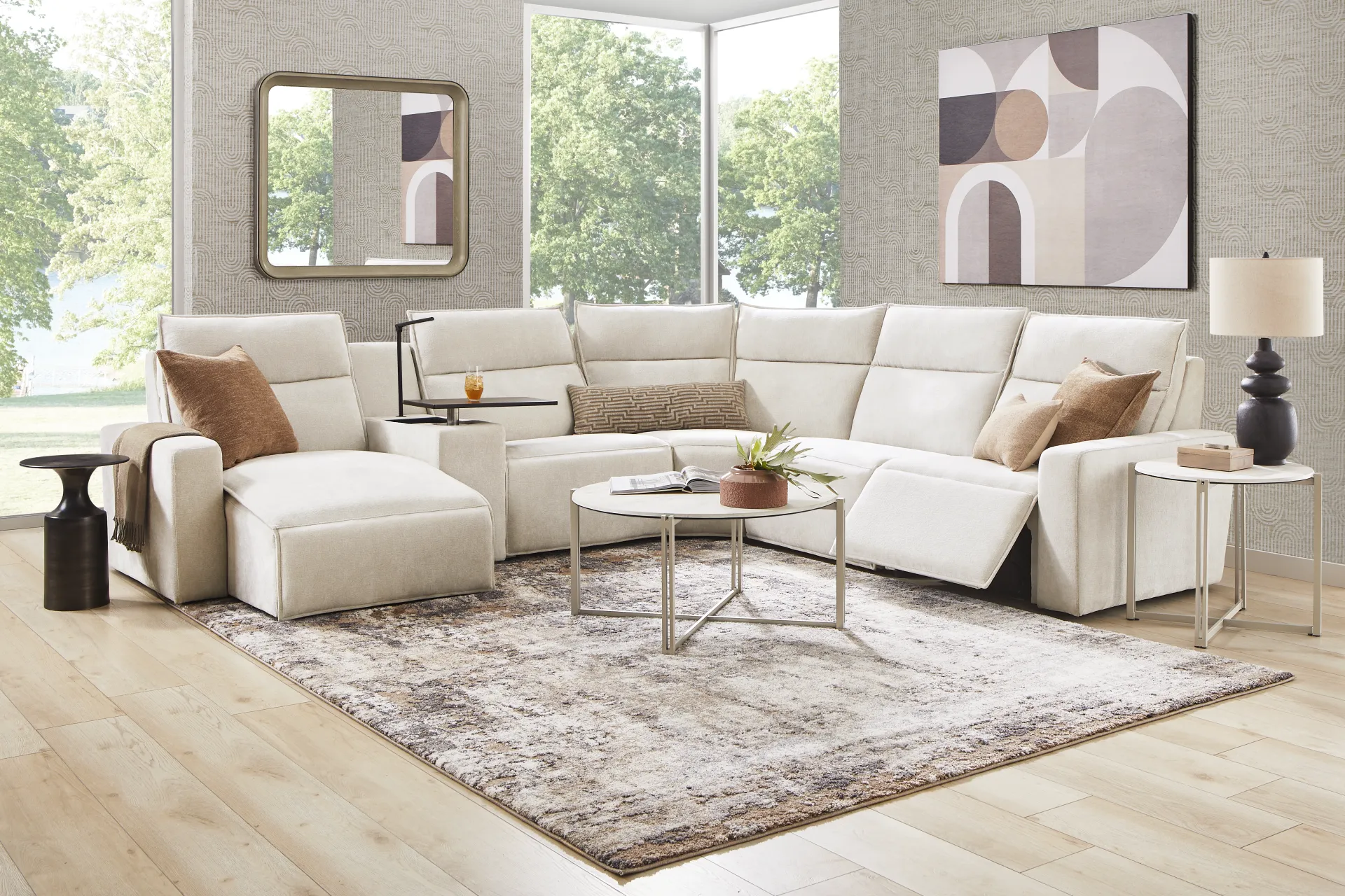 Silver 6 Pc Dual Power Reclining ModularTwo - Image 2