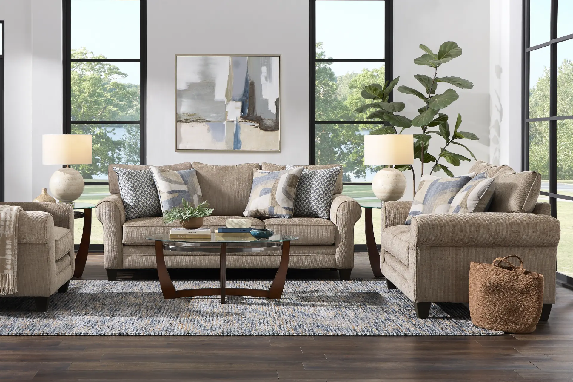 Remington Heights Cocoa 2 Pc Living Room