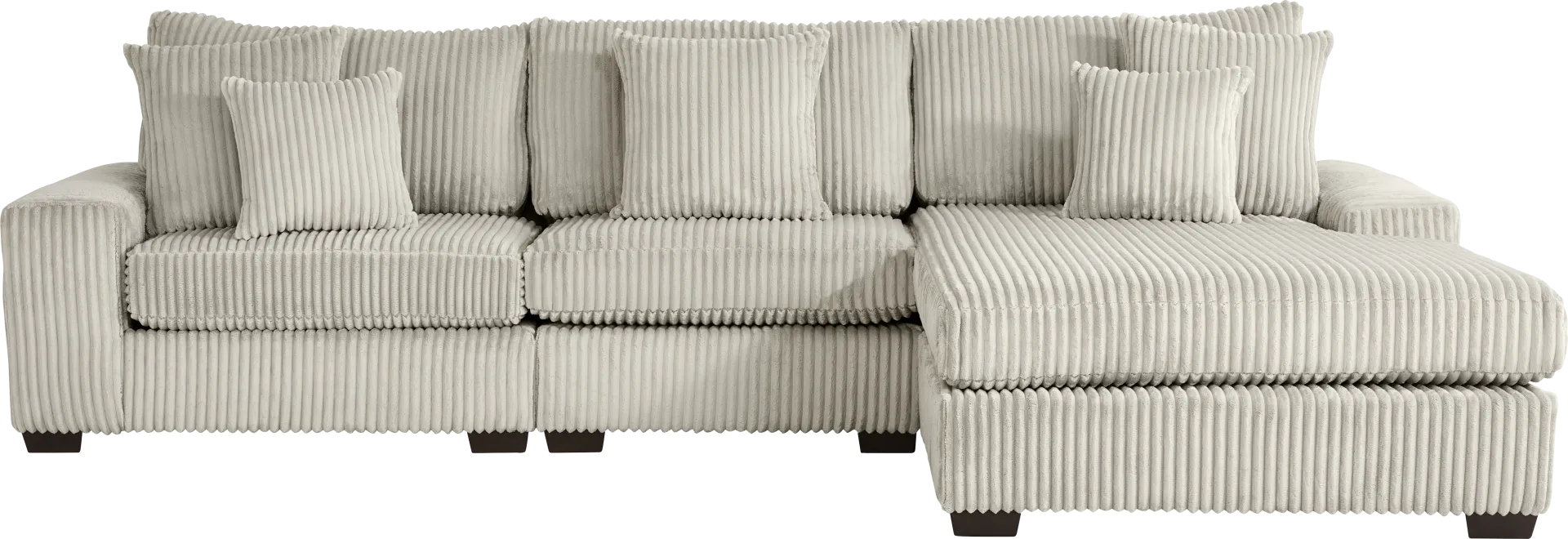 Lexford Park Gray 3 Pc Sectional - Image 1