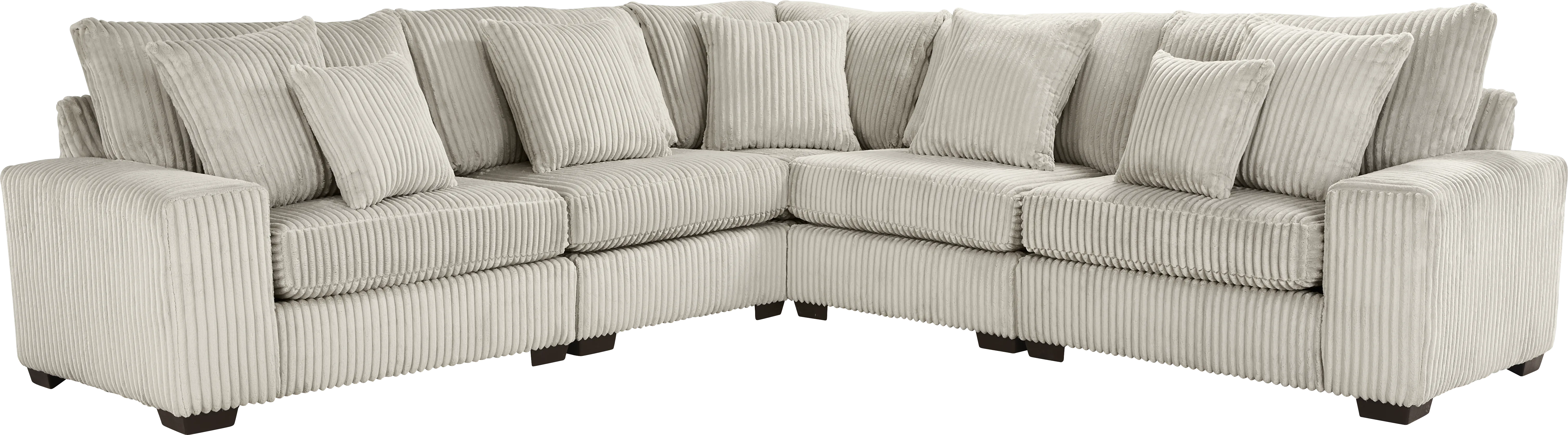 Lexford Park Gray 5 Pc Sectional - Thumbnail - Image 1