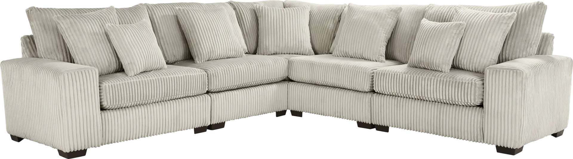 Lexford Park Gray 5 Pc Sectional - Image 1