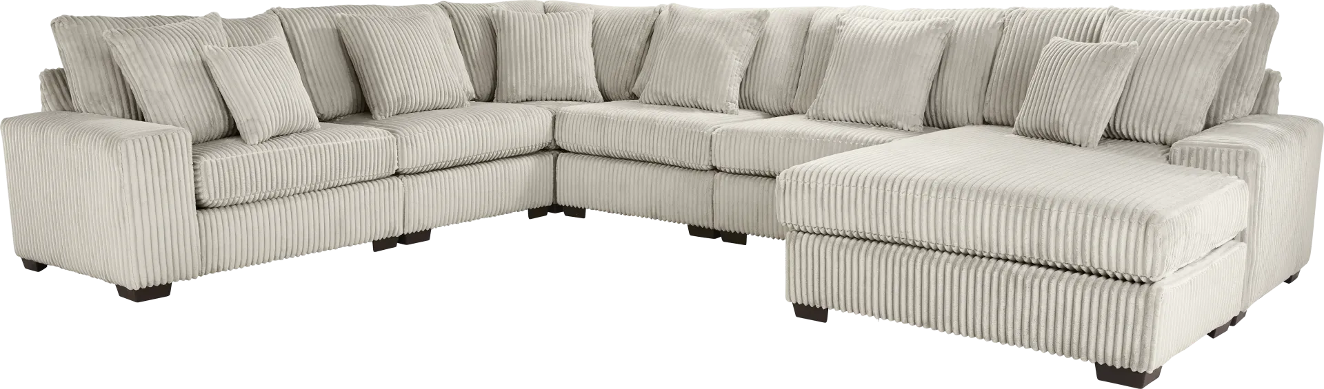 Lexford Park Gray 6 Pc Sectional - Image 2