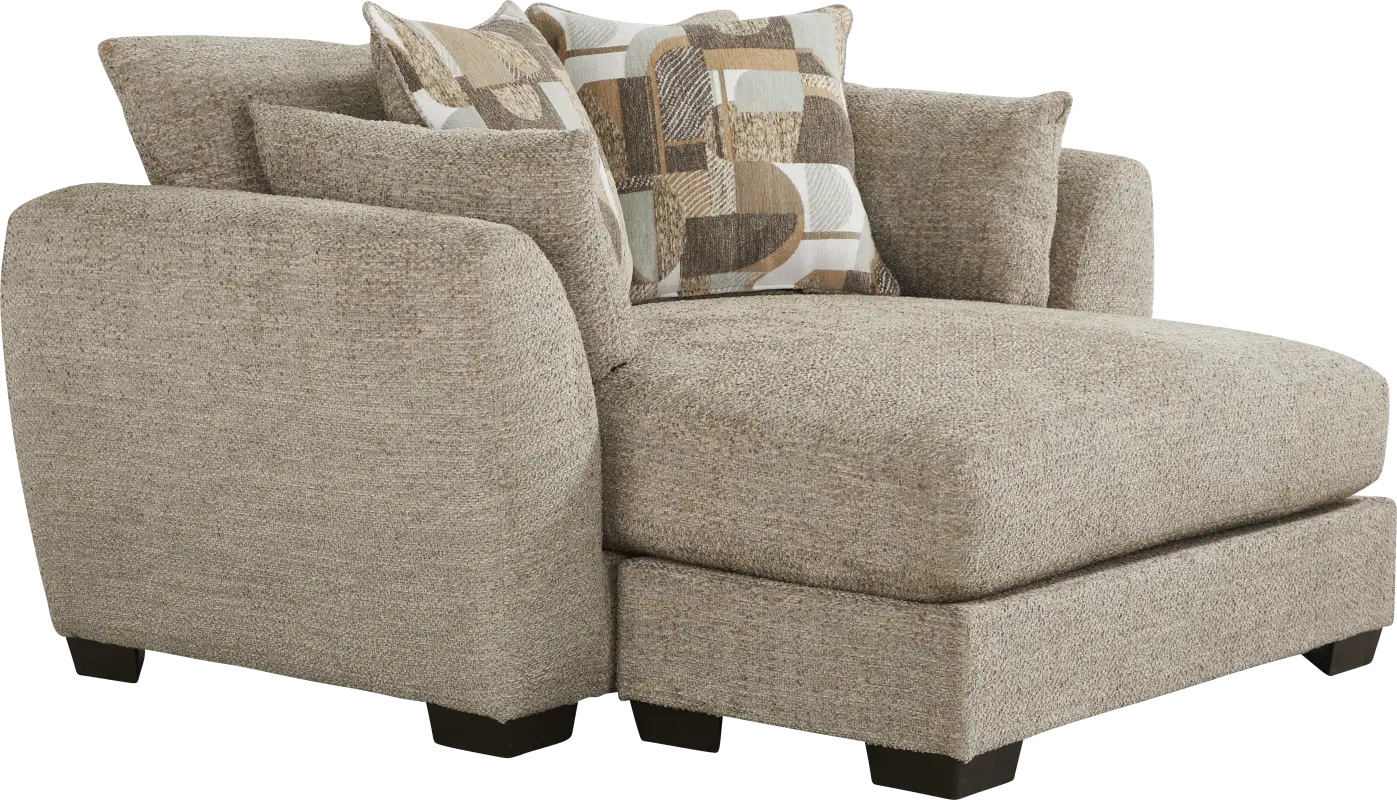 Evianna Brown Chaise