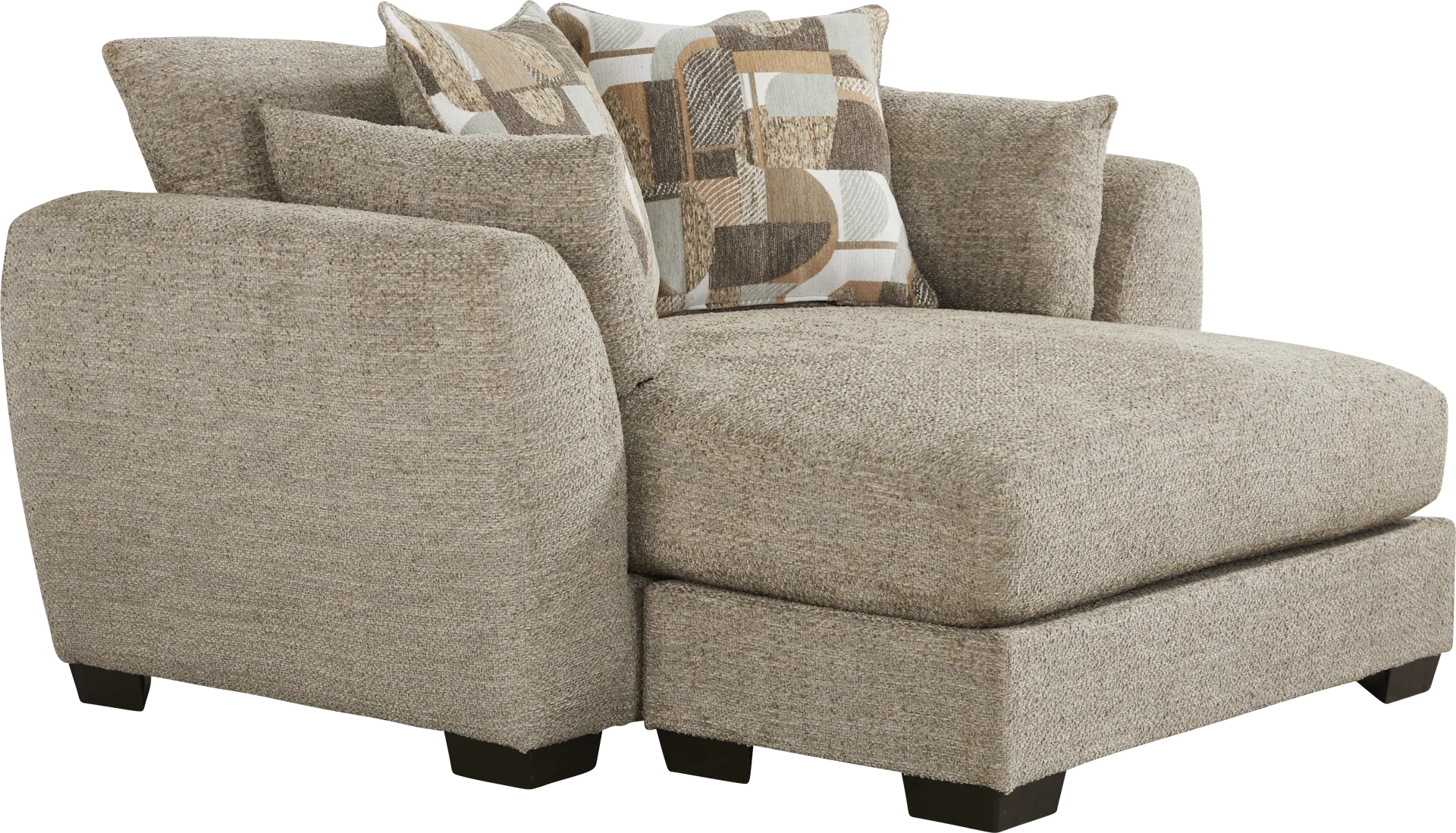 Evianna Brown Chaise - Image 1