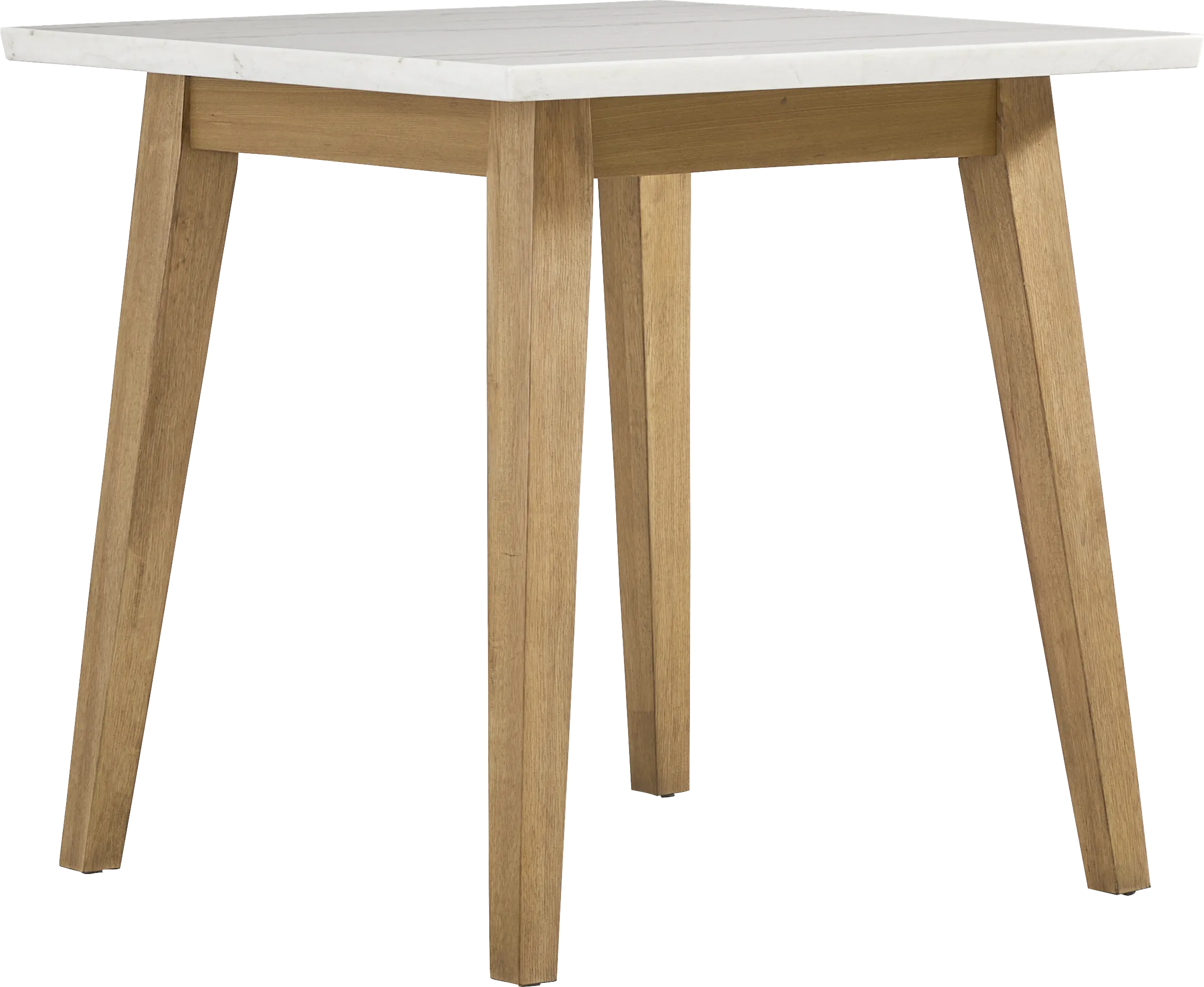 Viola White 3 Pc Square Counter Height Dining Room - Image 2