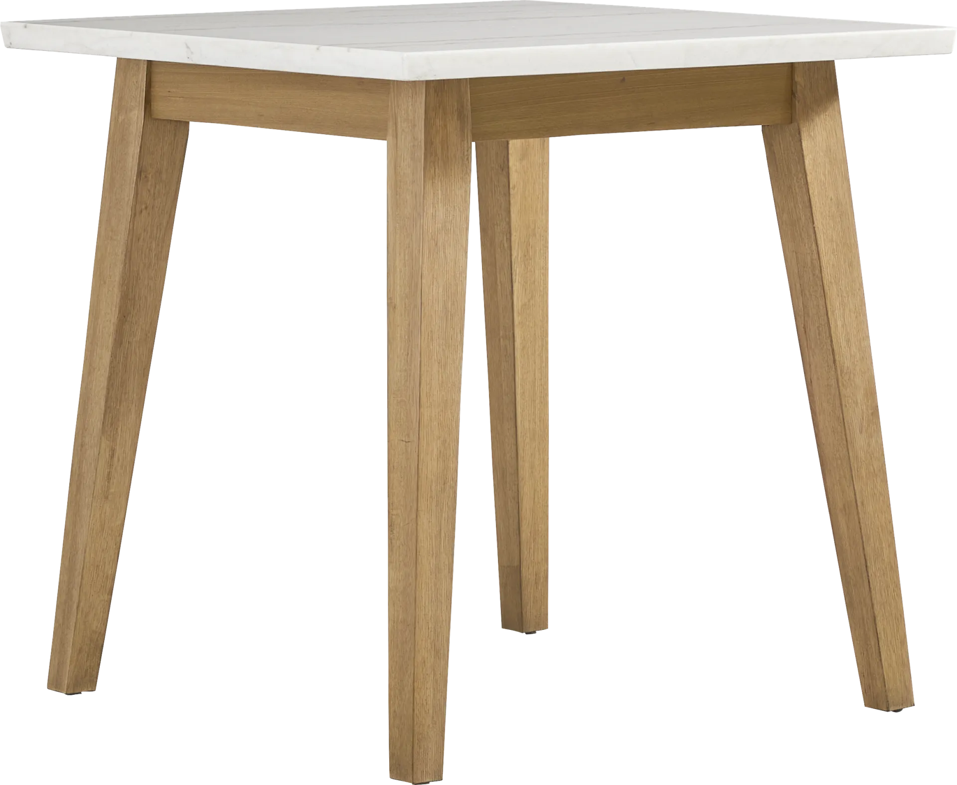 Viola White Square Counter Height Dining Table - Image 2