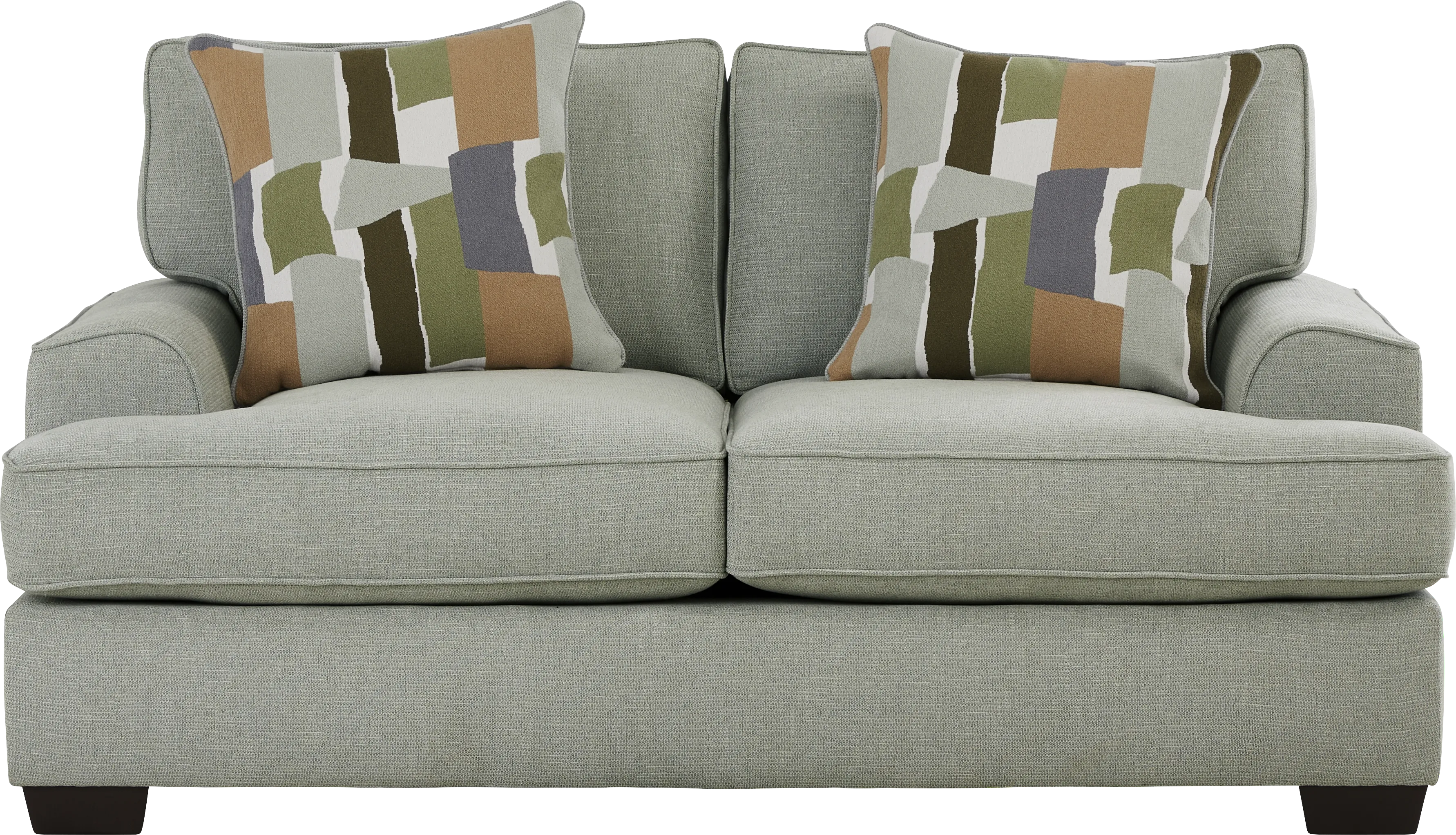 Wilkinson Green Loveseat - Thumbnail - Image 1