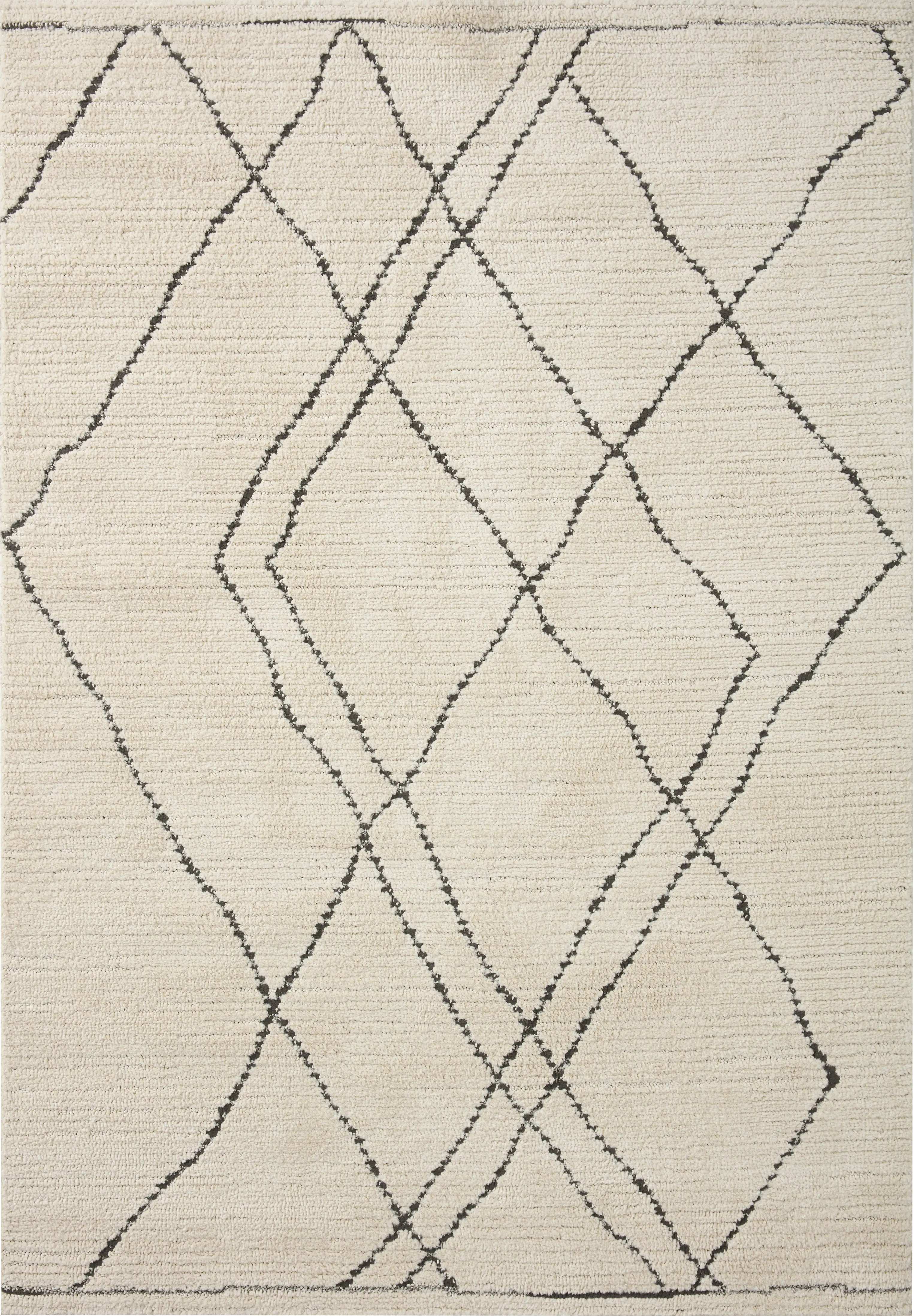 Fabio Ivory 5'3 x 7'6 Rug - Thumbnail - Image 1