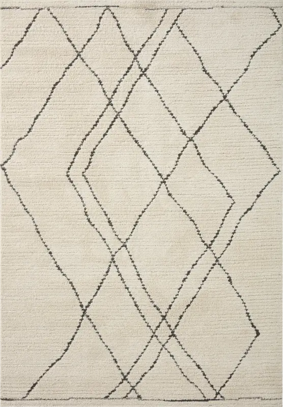 Fabio Ivory 5'3 x 7'6 Rug