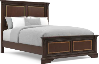 3 pc queen panel bed