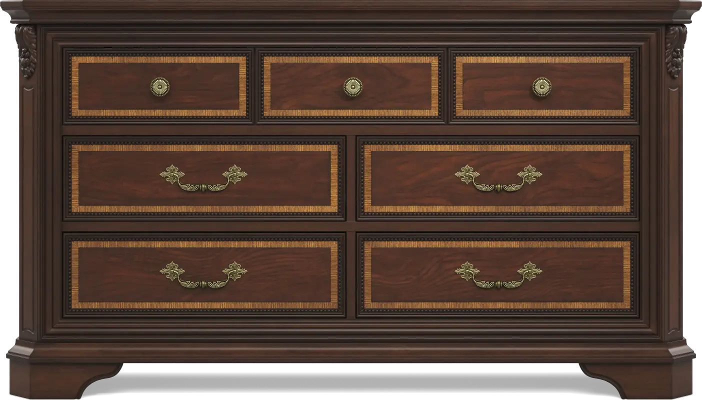 Fuller Brown Cherry Finish Dresser