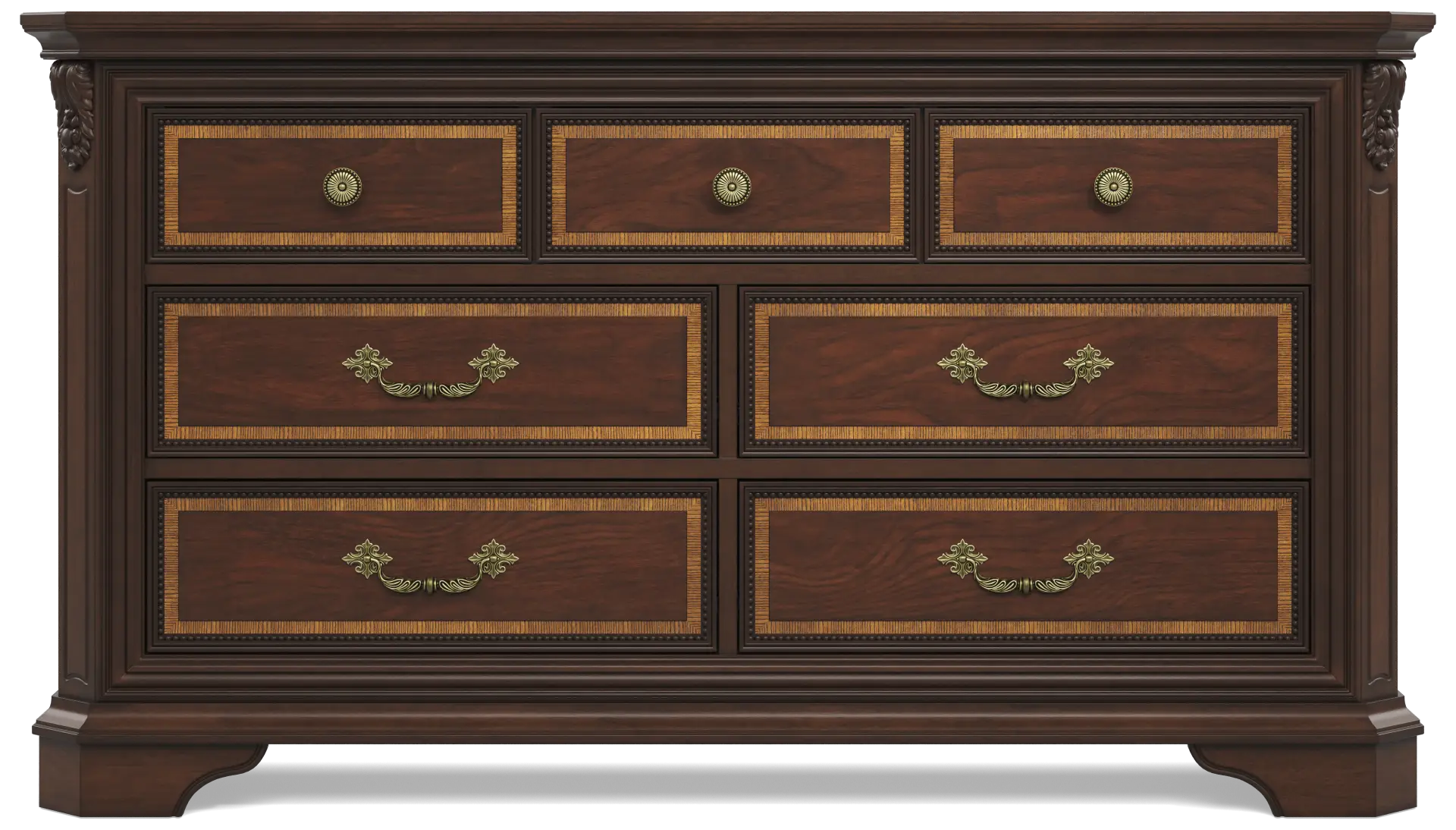 brown cherry dresser