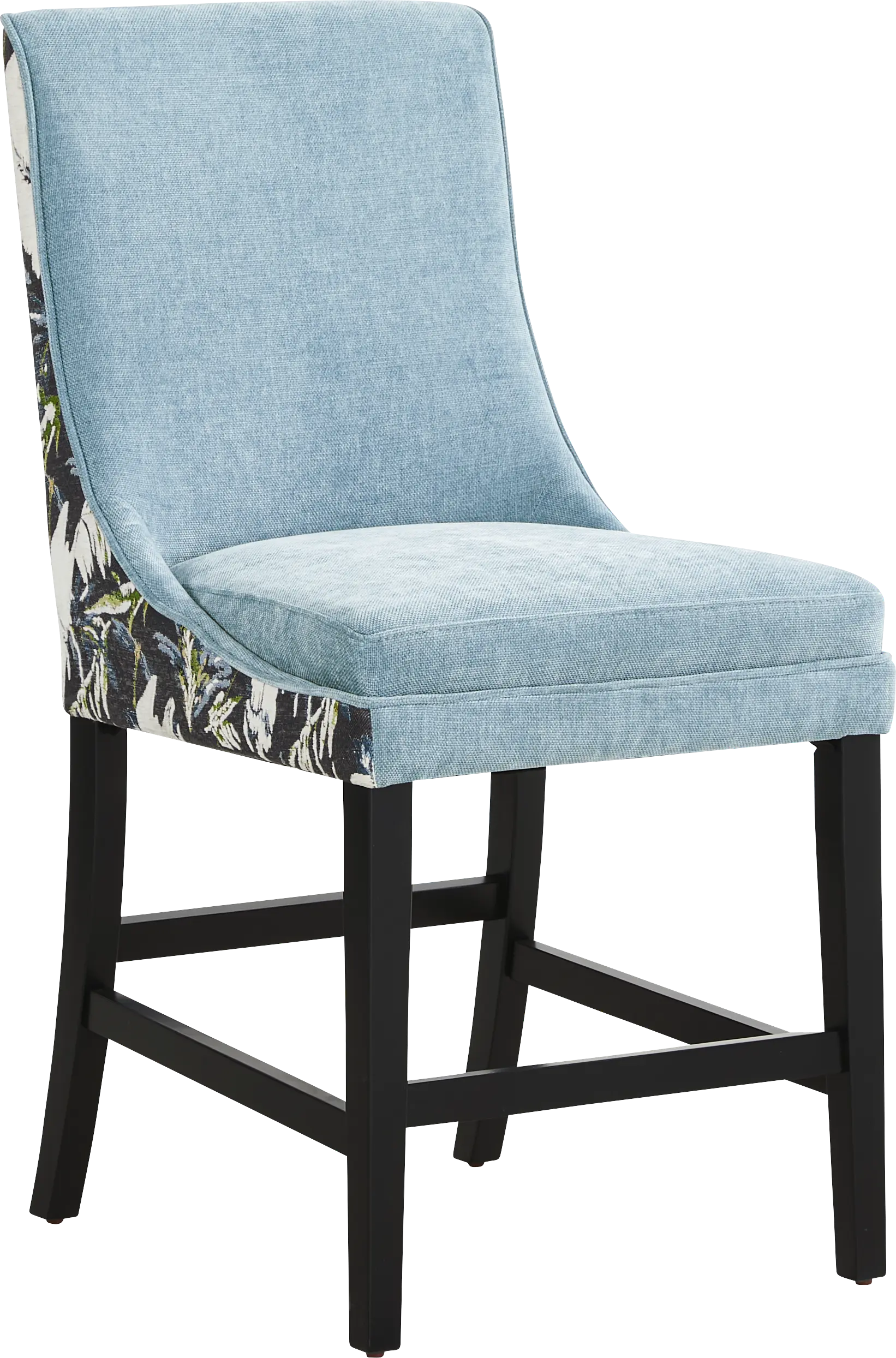 Nepola Blue Counter Height Stool