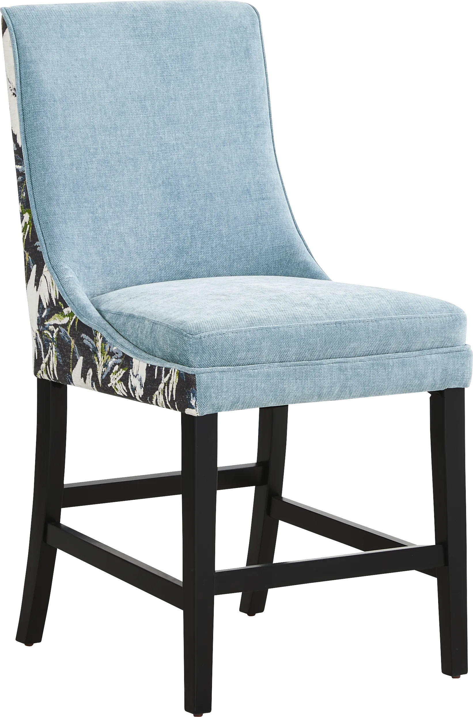 Nepola Blue Counter Height Stool - Image 1