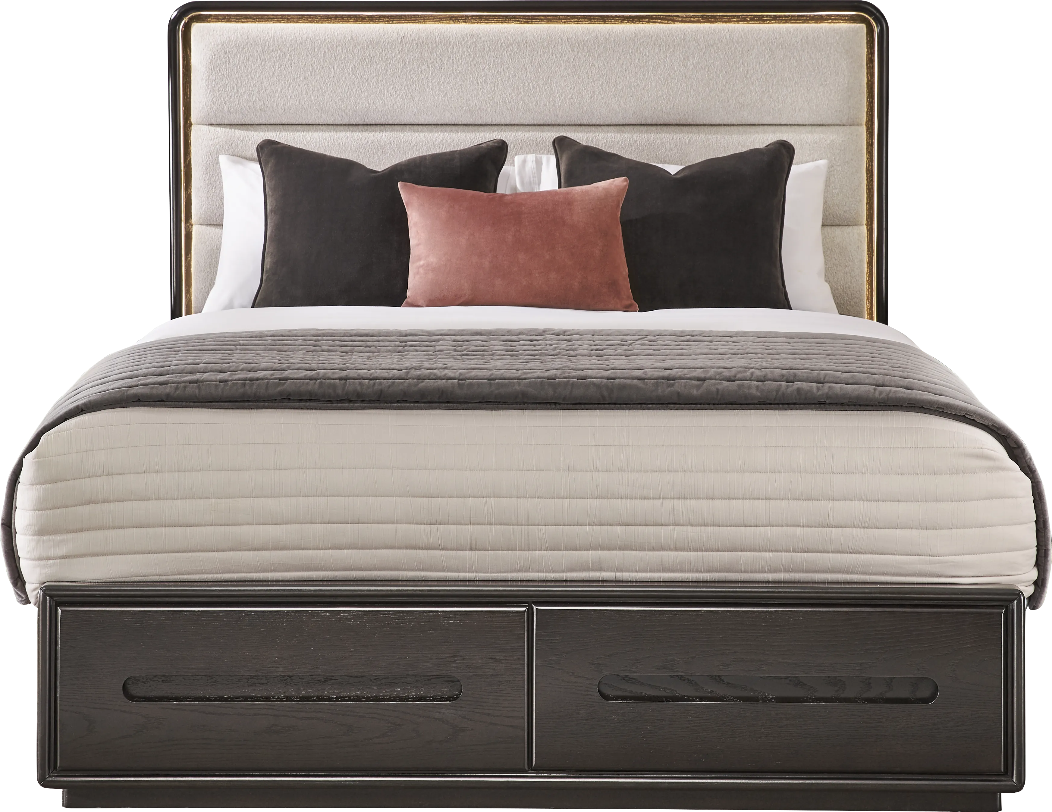 Braxton Espresso King Storage Bed - Thumbnail - Image 1