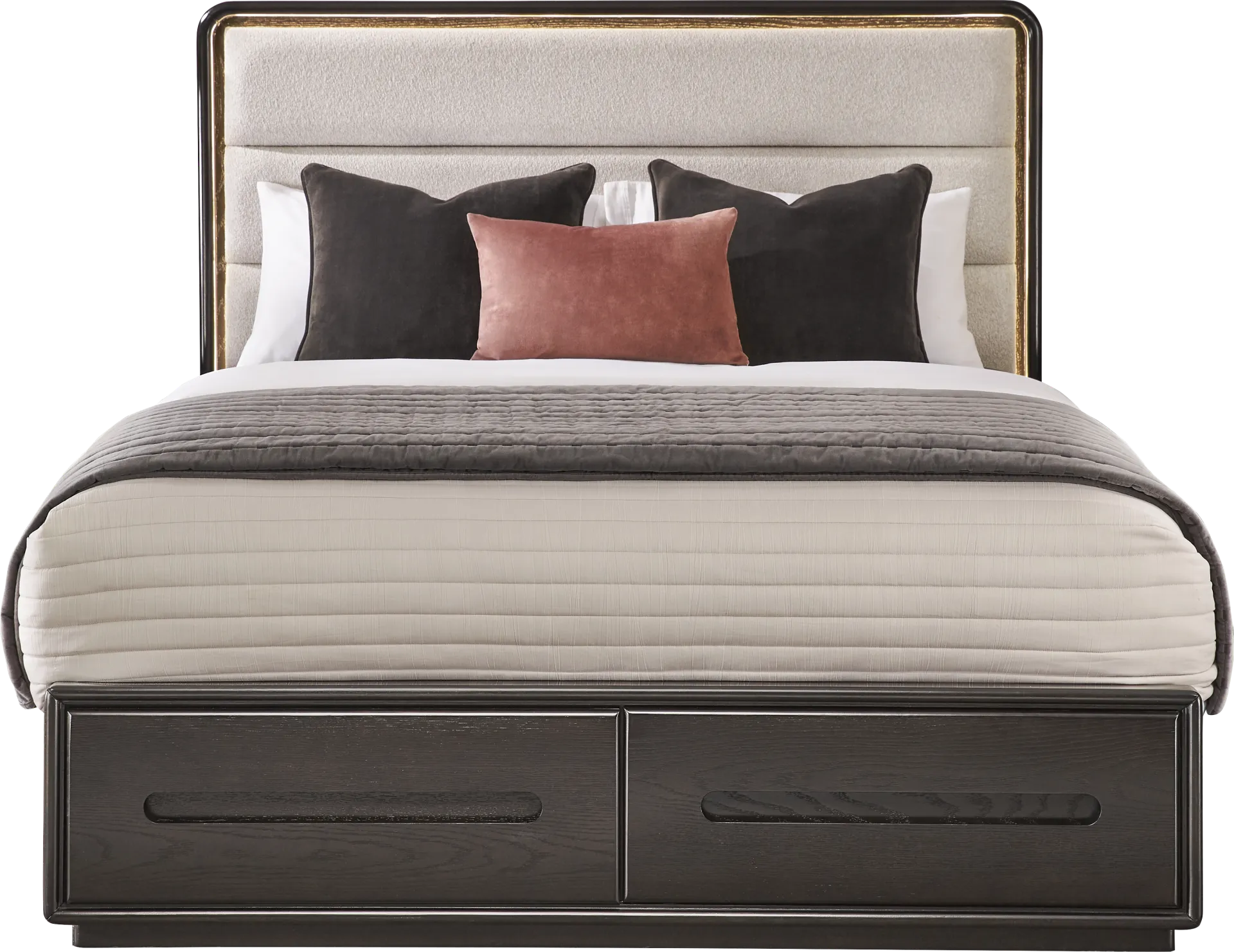 Braxton Espresso Queen Storage Bed - Image 2