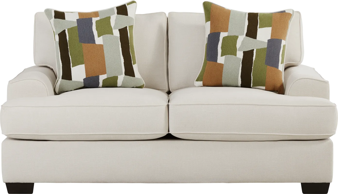 Wilkinson White Loveseat