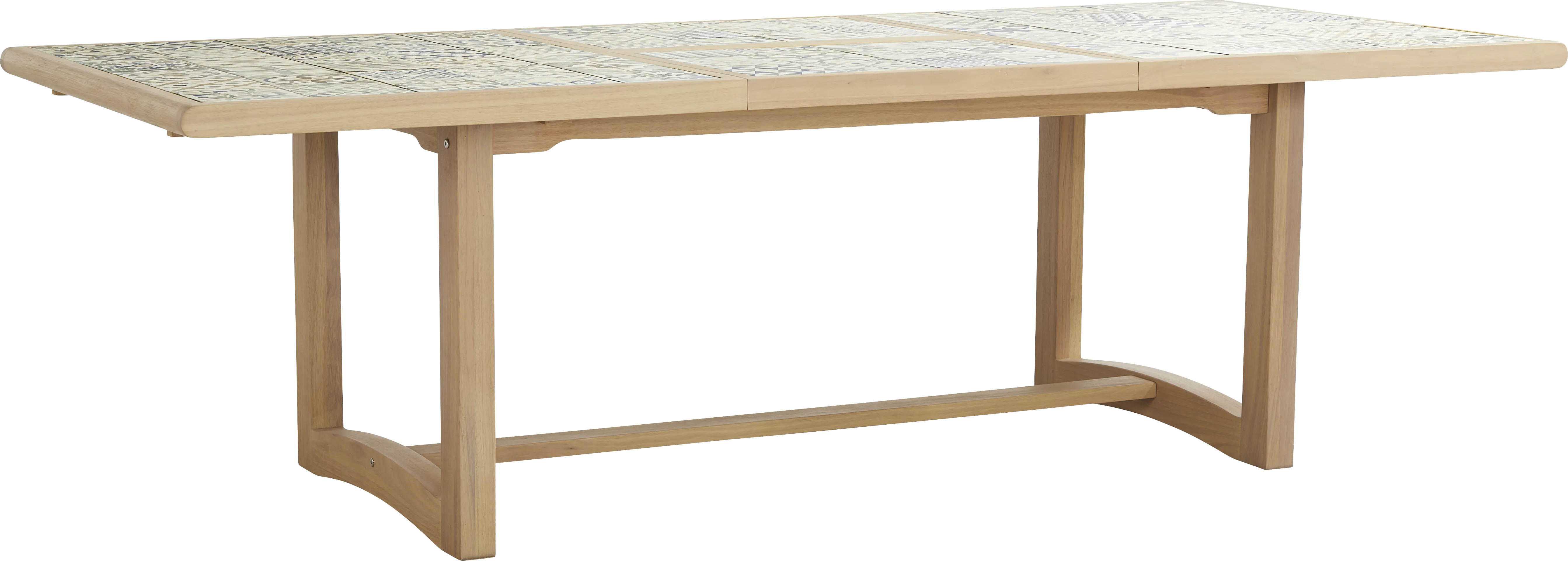 Casa Villa Multi 7 Pc Outdoor Extension Dining Set with Green Chairs - Thumbnail - Image 2