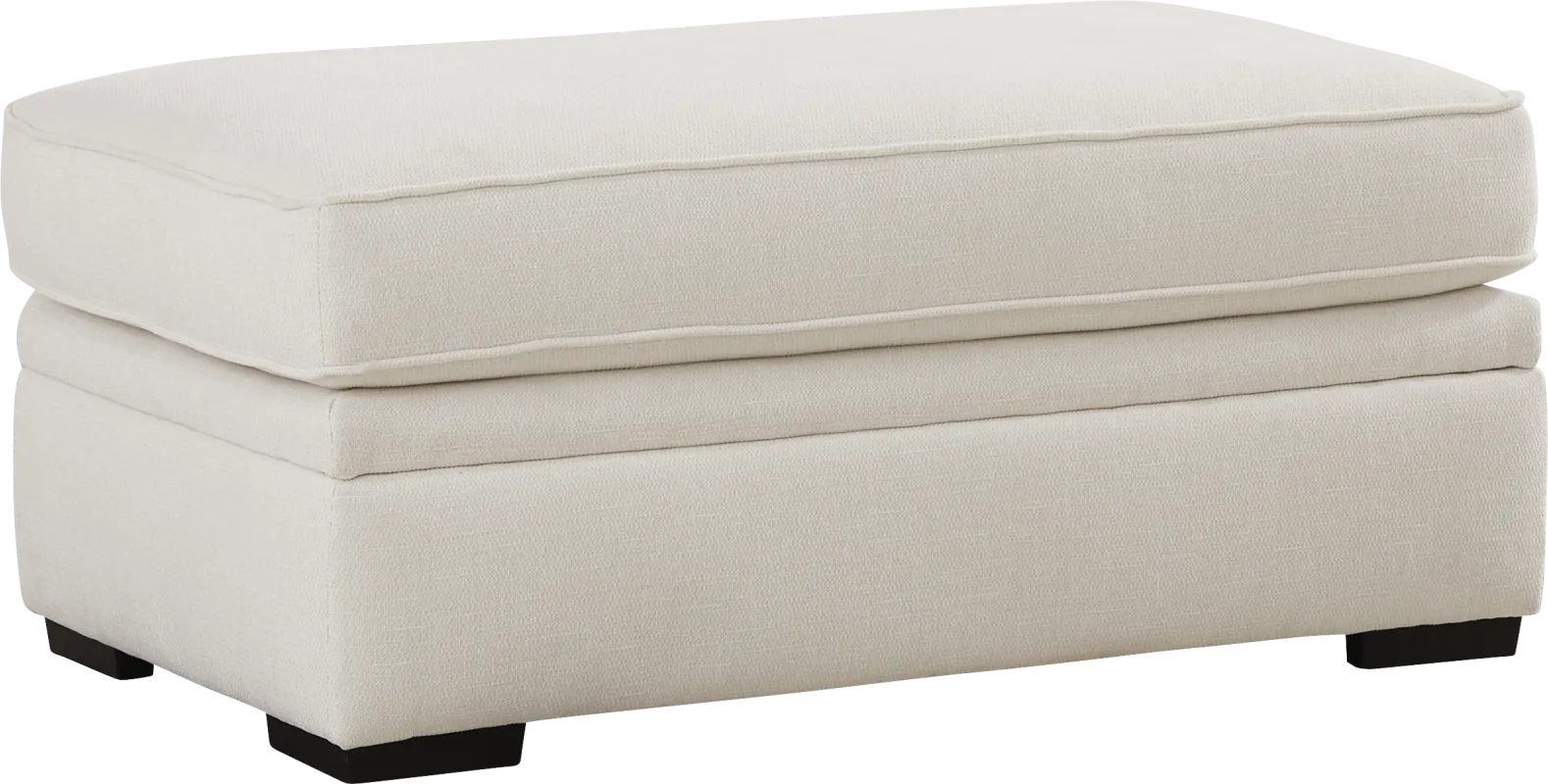 Wilkinson White Ottoman