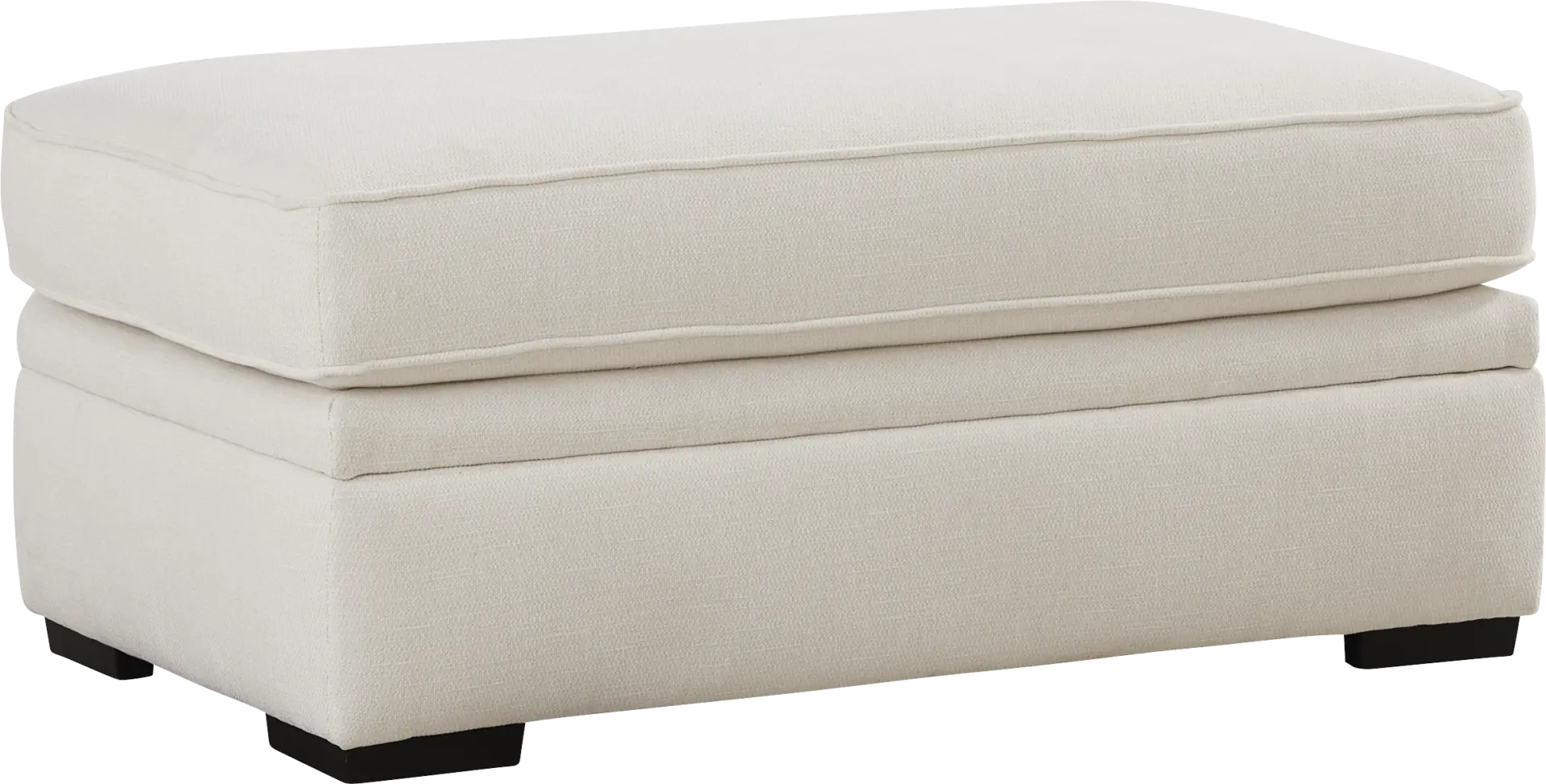 Wilkinson White Ottoman