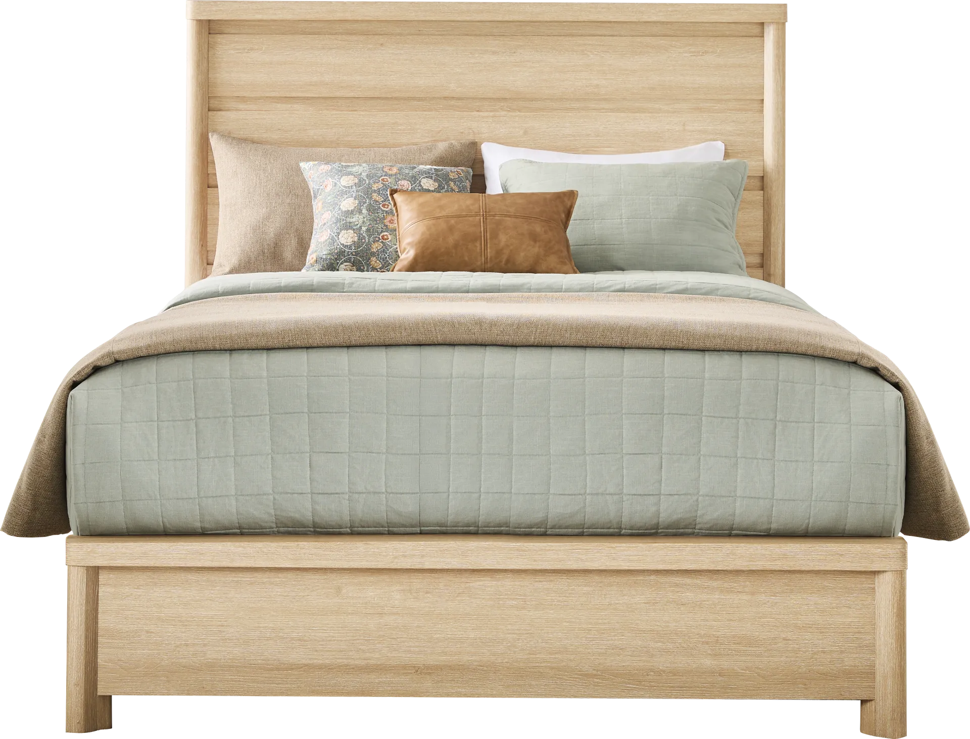 Pinebrook Natural 5 Pc Queen Panel Bedroom - Image 2