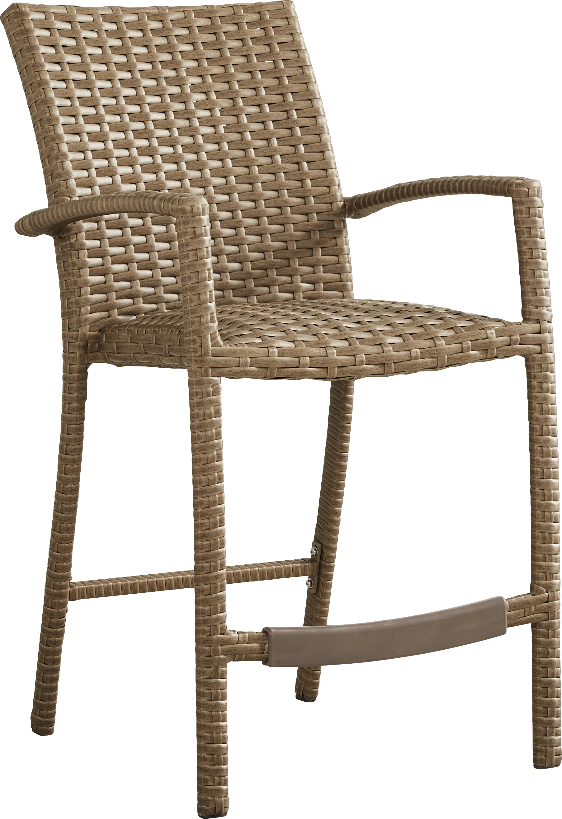 Paloma Brown Outdoor Barstool - Image 1