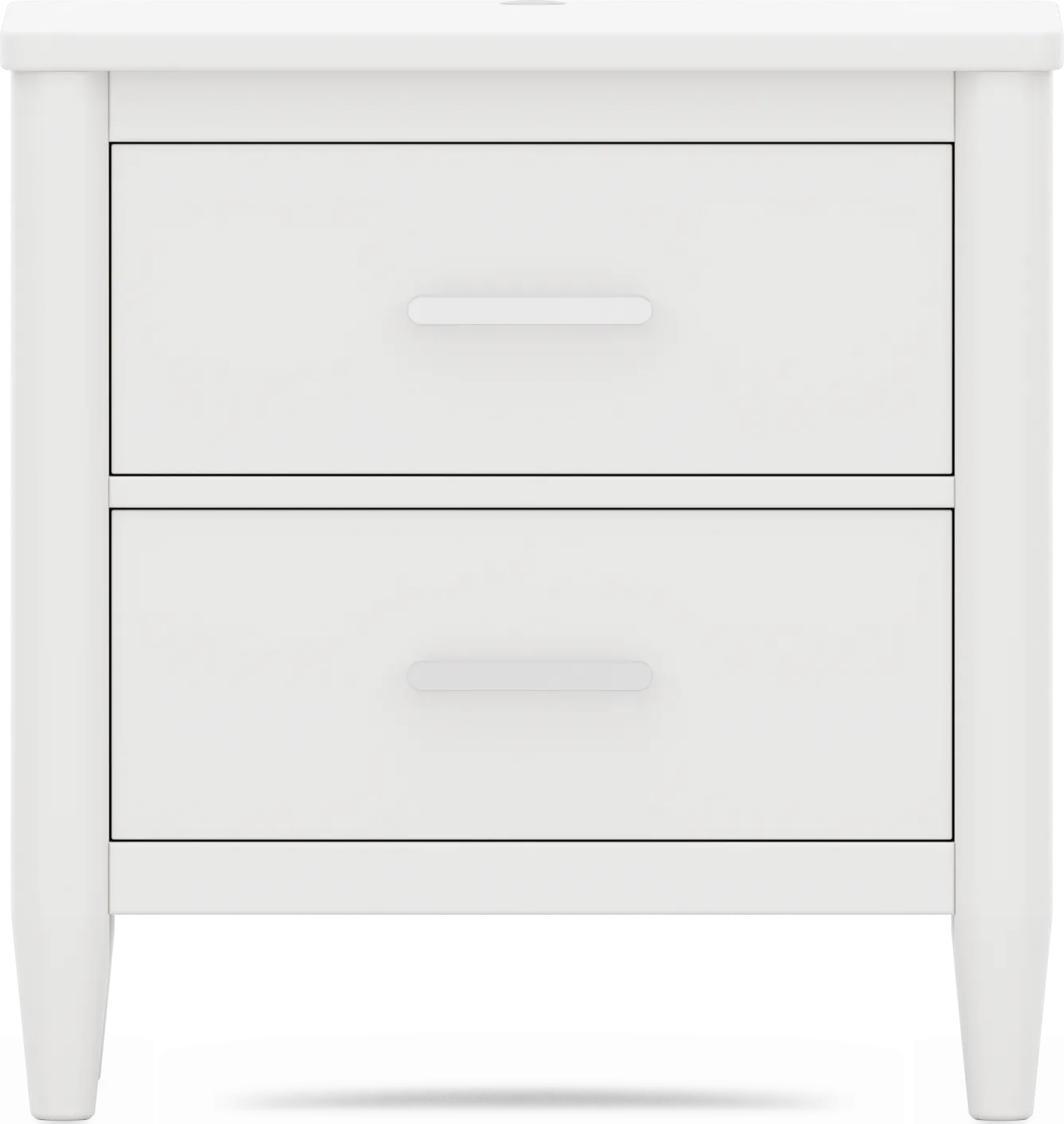 Kids Modern Colors White Nightstand - Thumbnail - Image 1