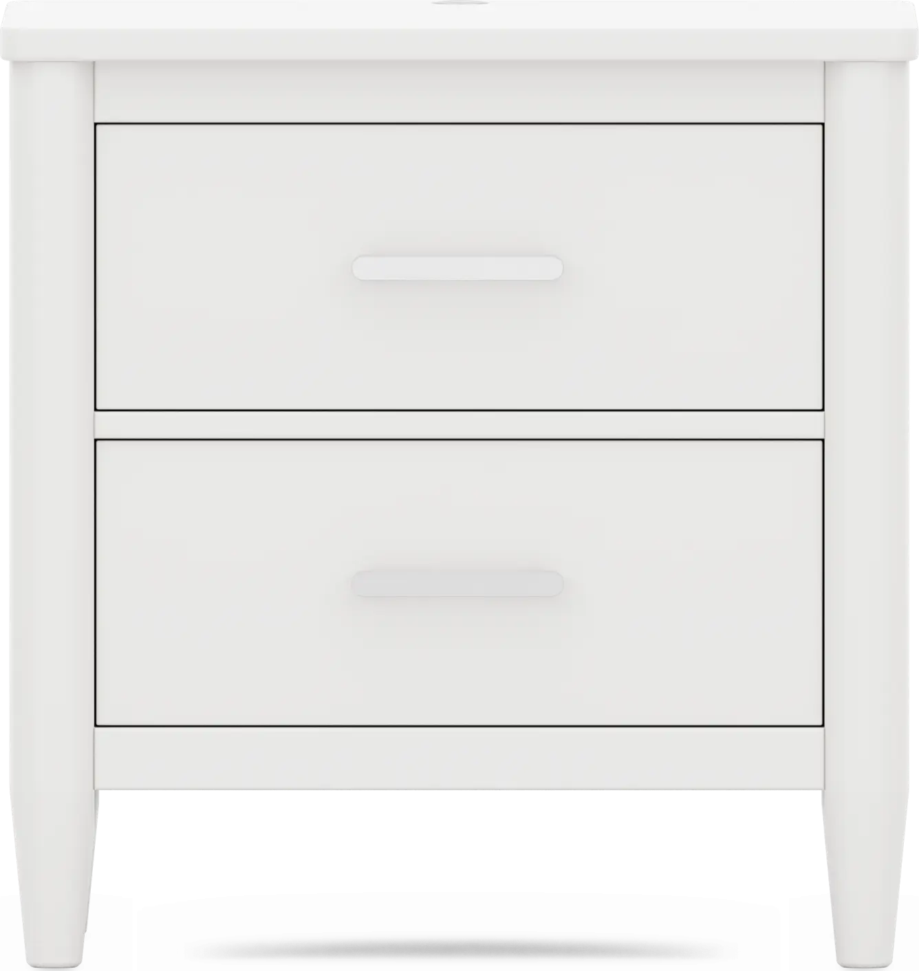 Kids Modern Colors White Nightstand