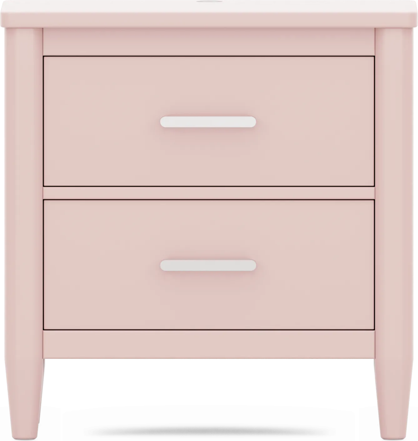 Kids Modern Colors Pink Nightstand - Thumbnail - Image 1