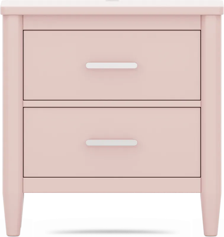 Kids Modern Colors Pink Nightstand