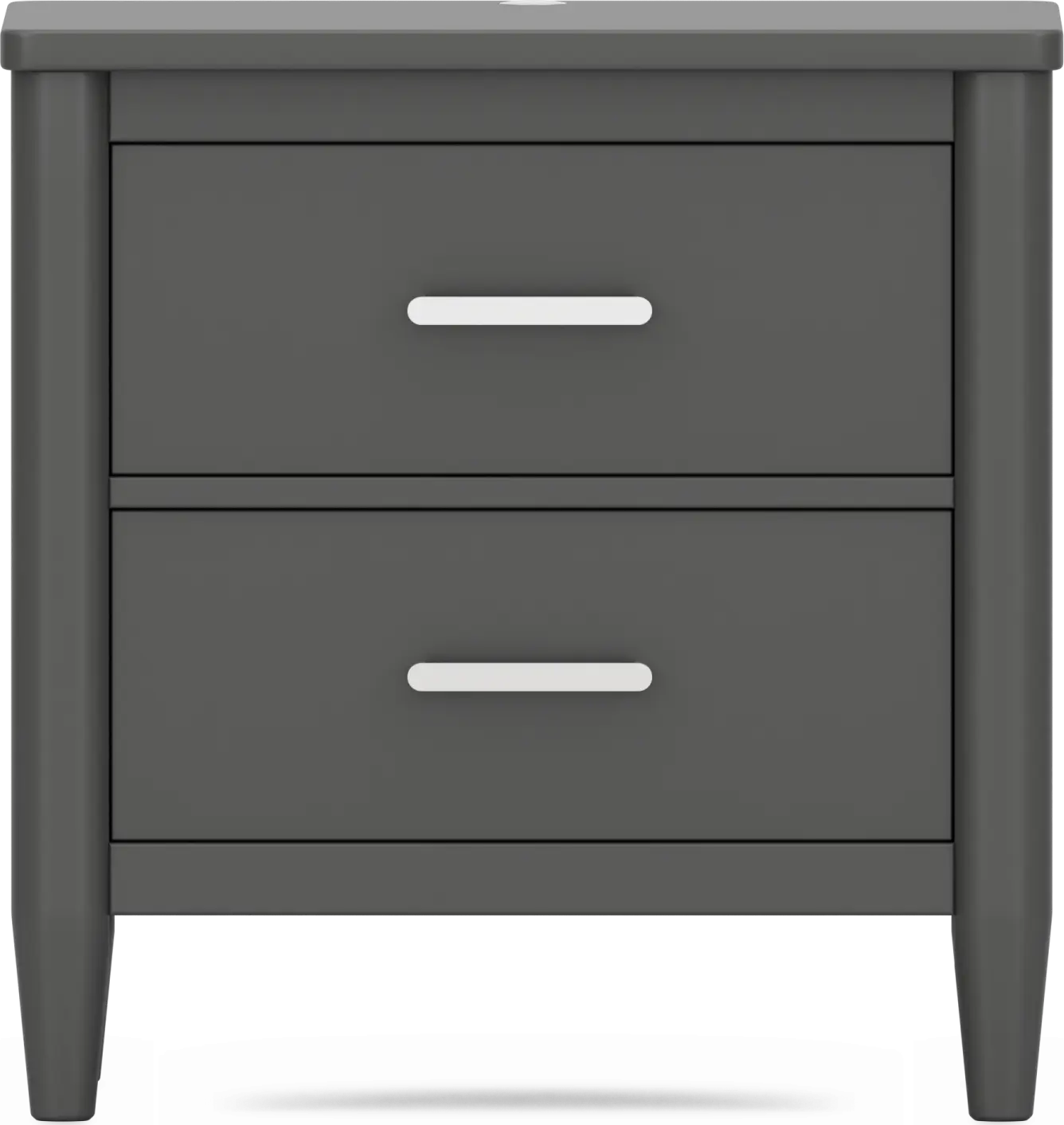 Kids Modern Colors Iron Ore Nightstand