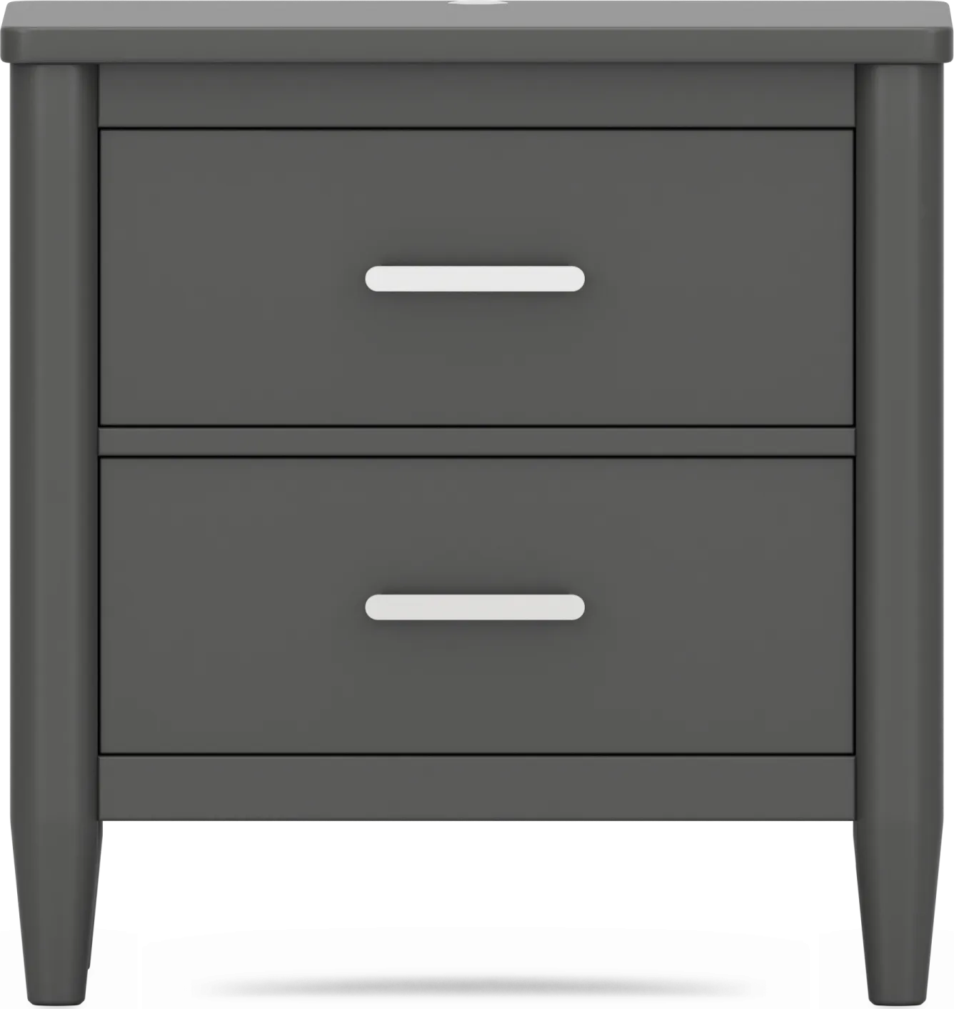 Kids Modern Colors Iron Ore Nightstand - Image 1