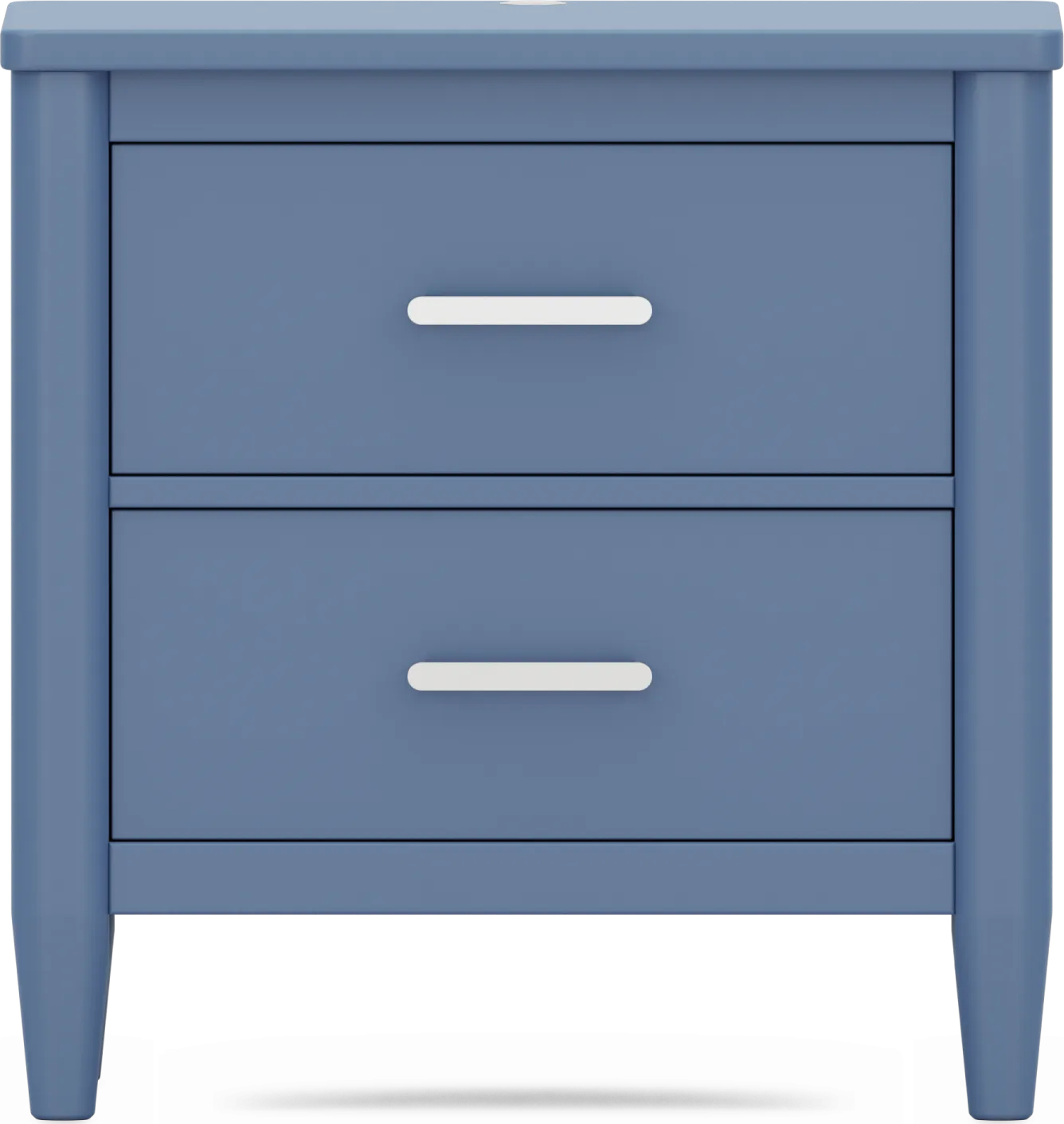 Kids Modern Colors Slate Blue Nightstand - Thumbnail - Image 1