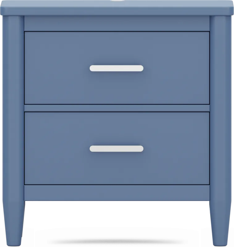 Kids Modern Colors Slate Blue Nightstand