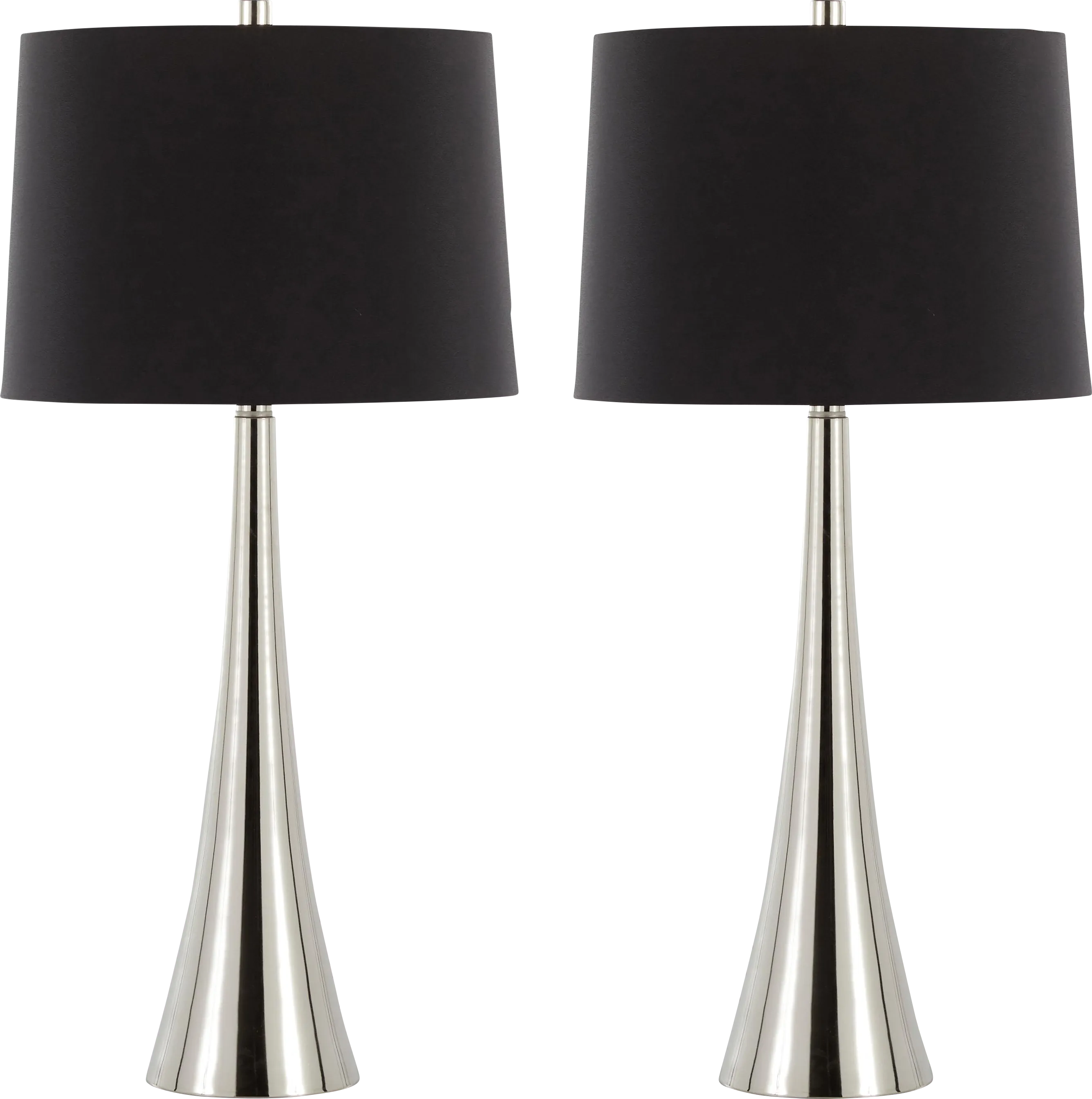 Bentler Trail Silver Lamp, Set of 2 - Thumbnail - Image 1