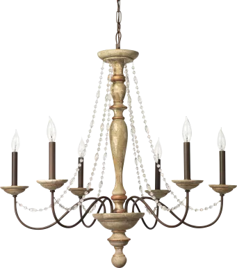 Mwepu Beige Chandelier
