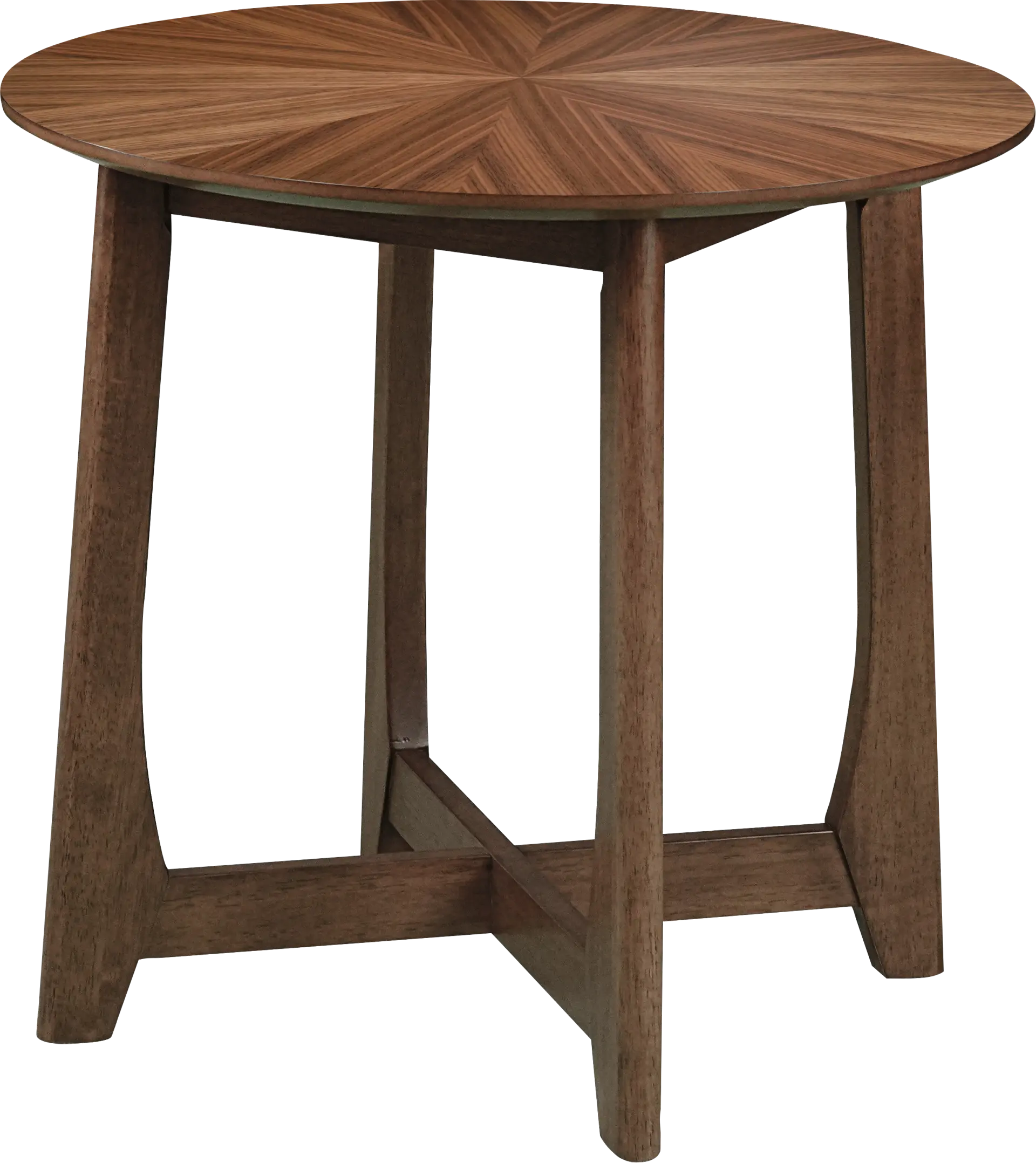 Marsden Walnut-color Round End Table