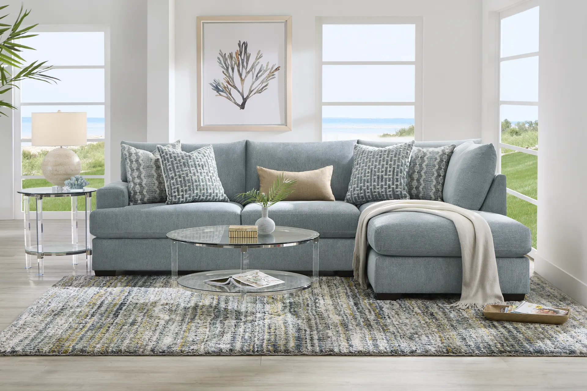 Cypress Street Sky 2 Pc Sectional